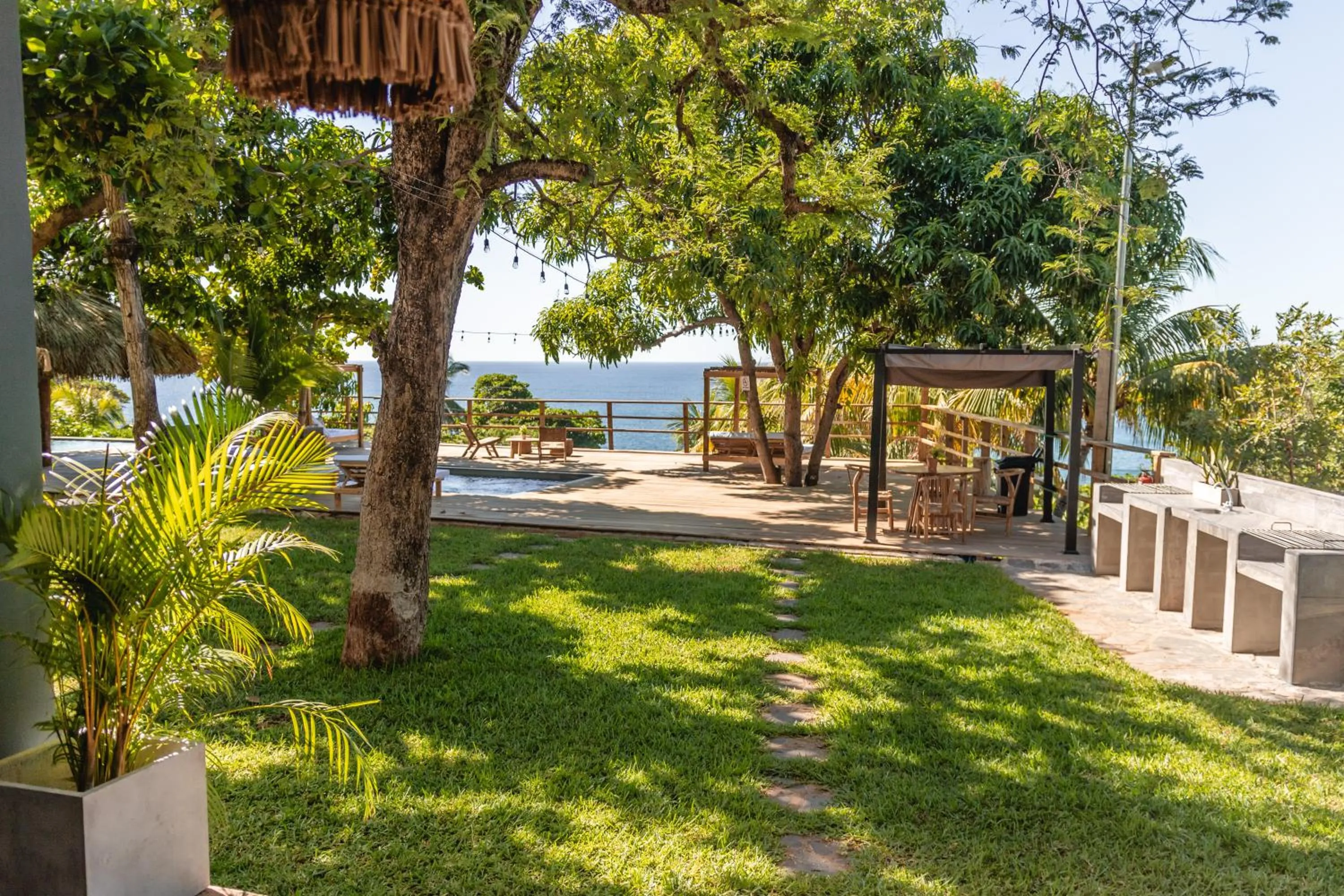 Garden in El Xalli Hotel