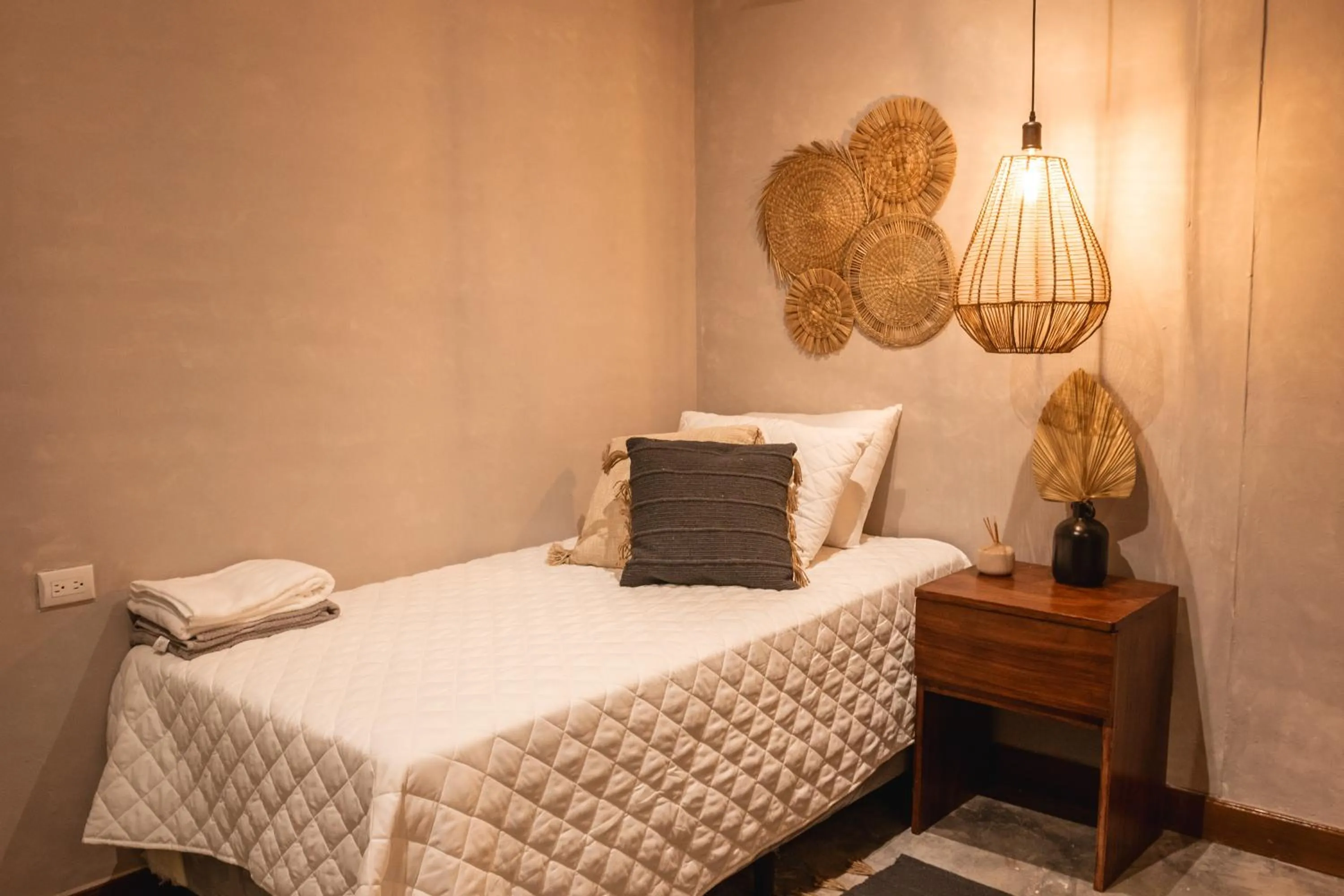 Bed in El Xalli Hotel