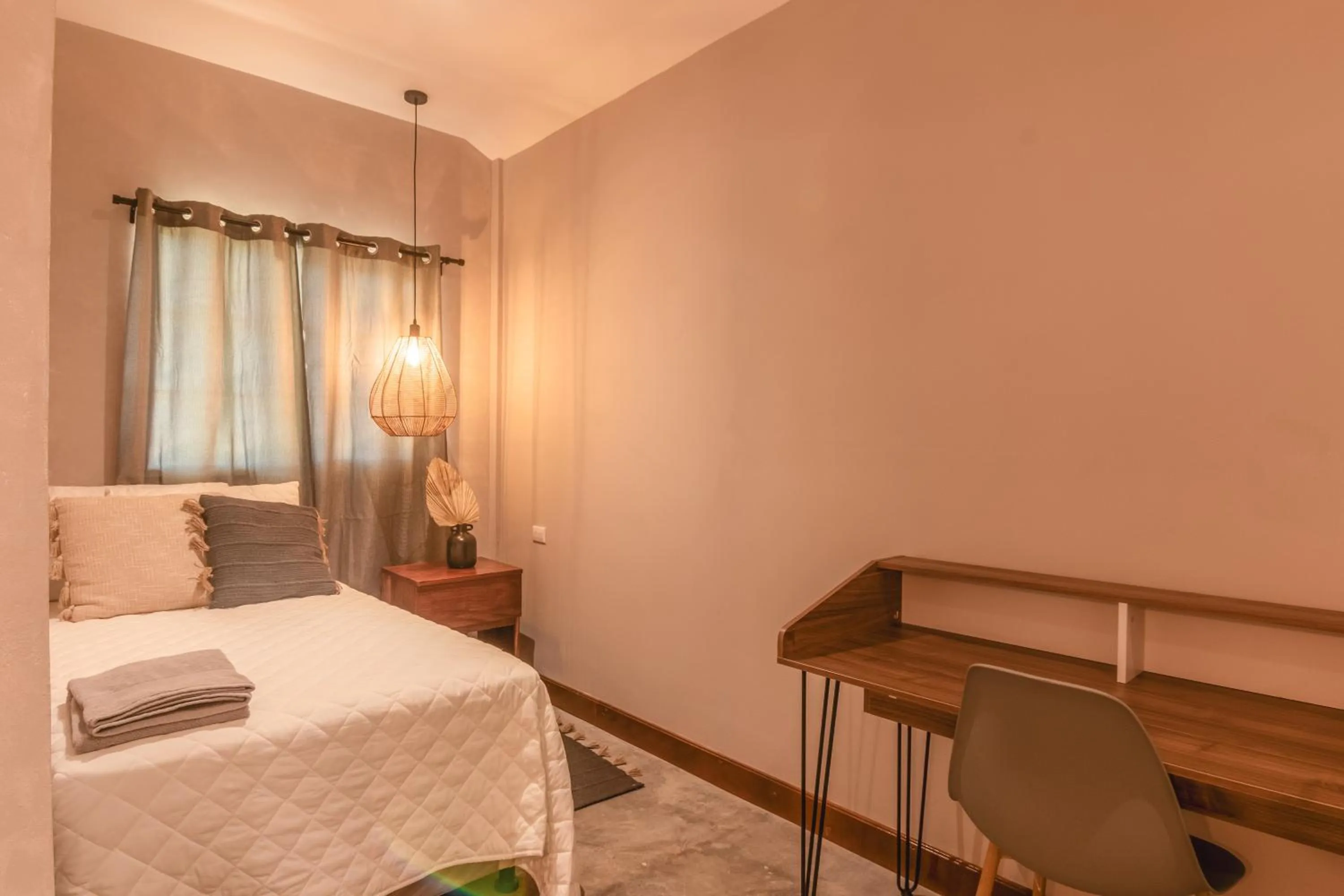 Bed in El Xalli Hotel