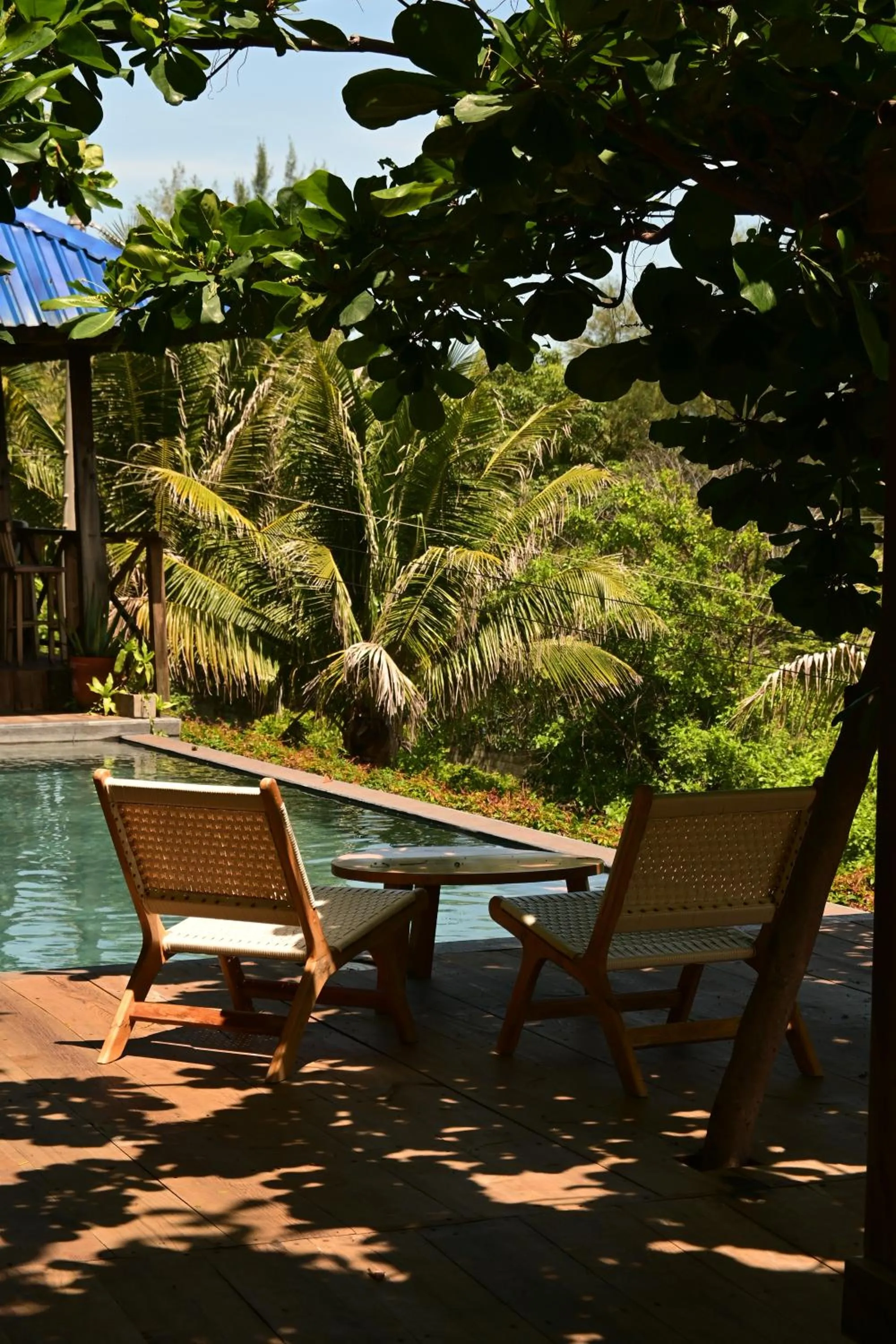 Pool view in El Xalli Hotel