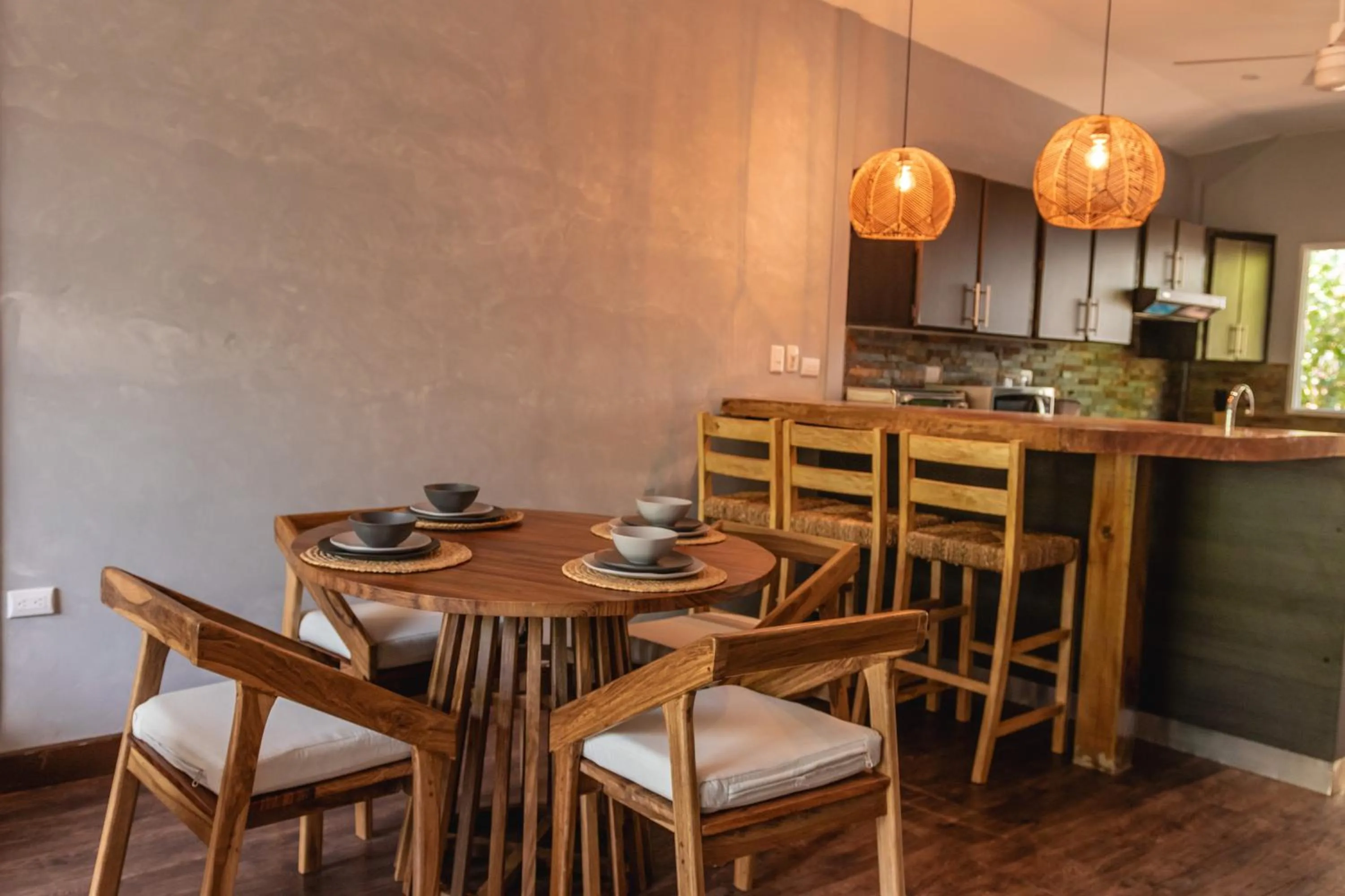 Seating area in El Xalli Hotel