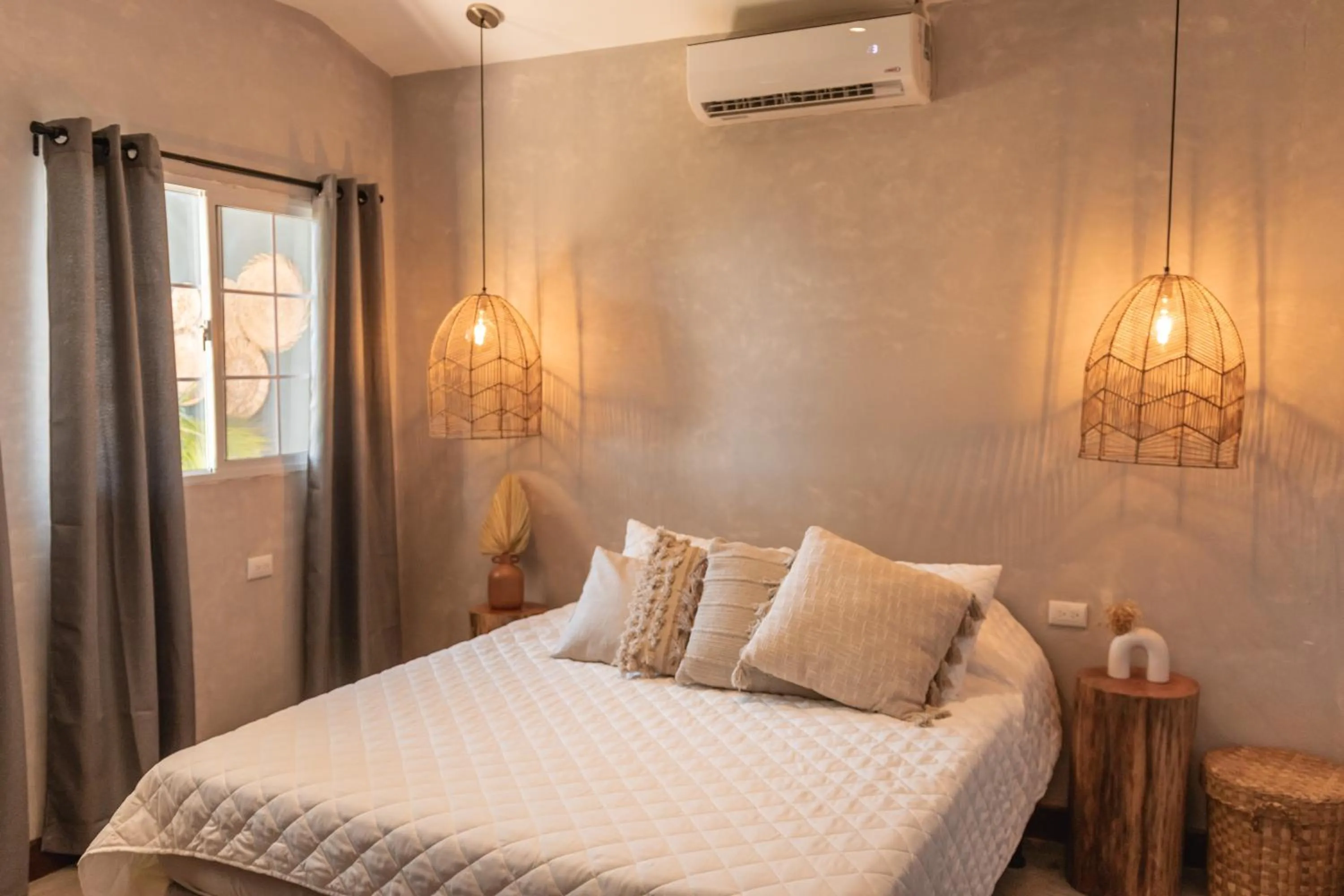 Bed in El Xalli Hotel