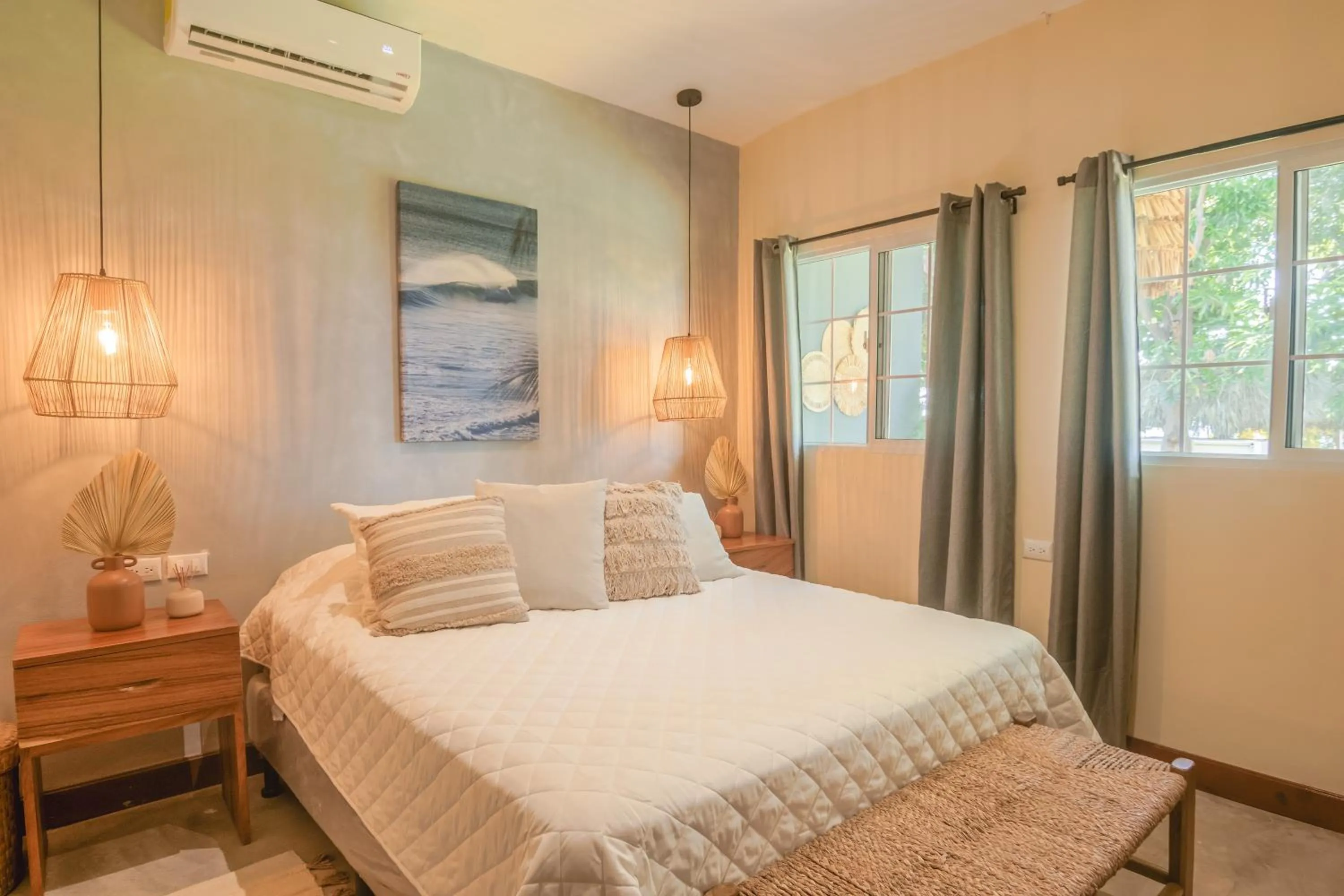 Bedroom, Bed in El Xalli Hotel