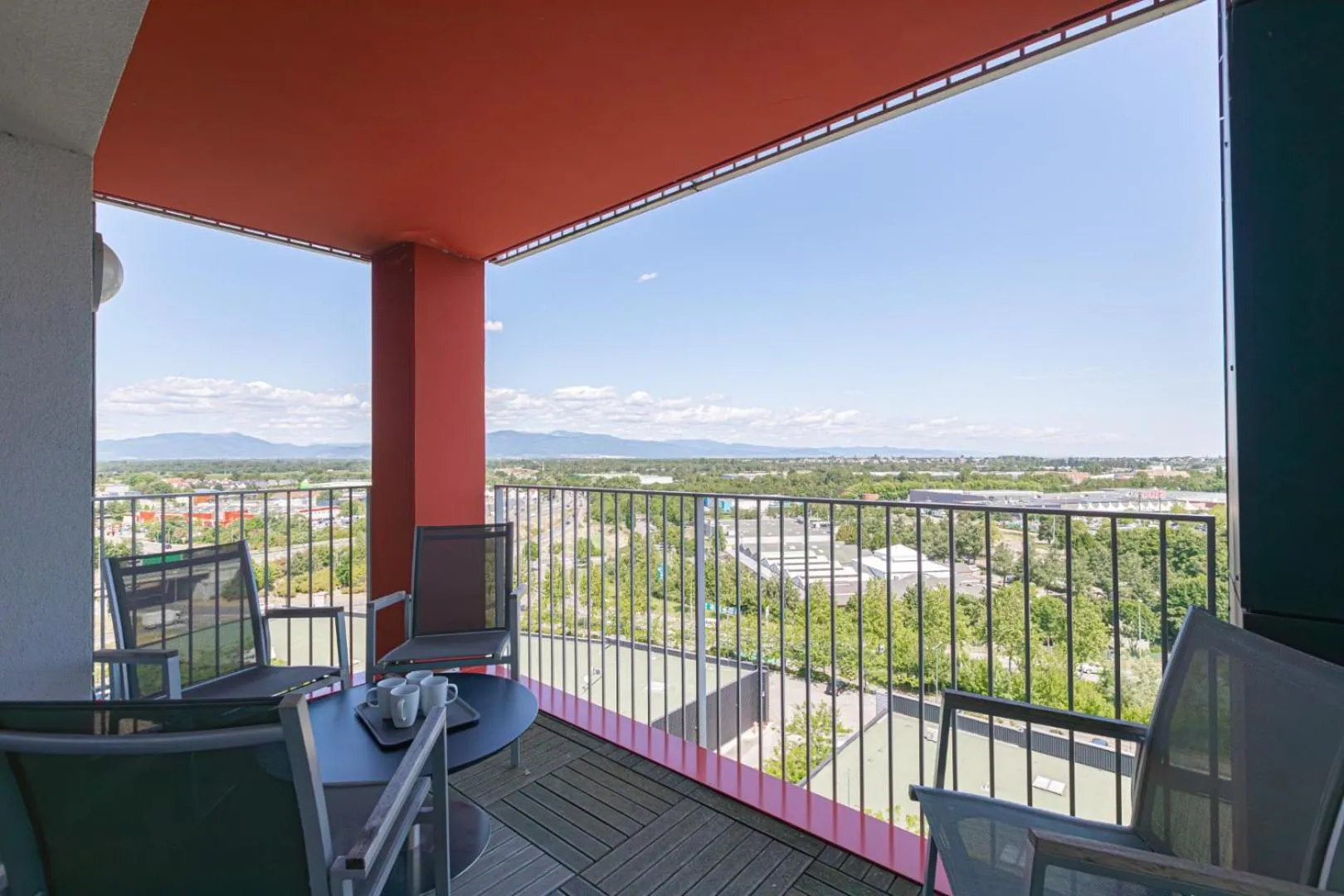 View (from property/room) in Appart' du Trident