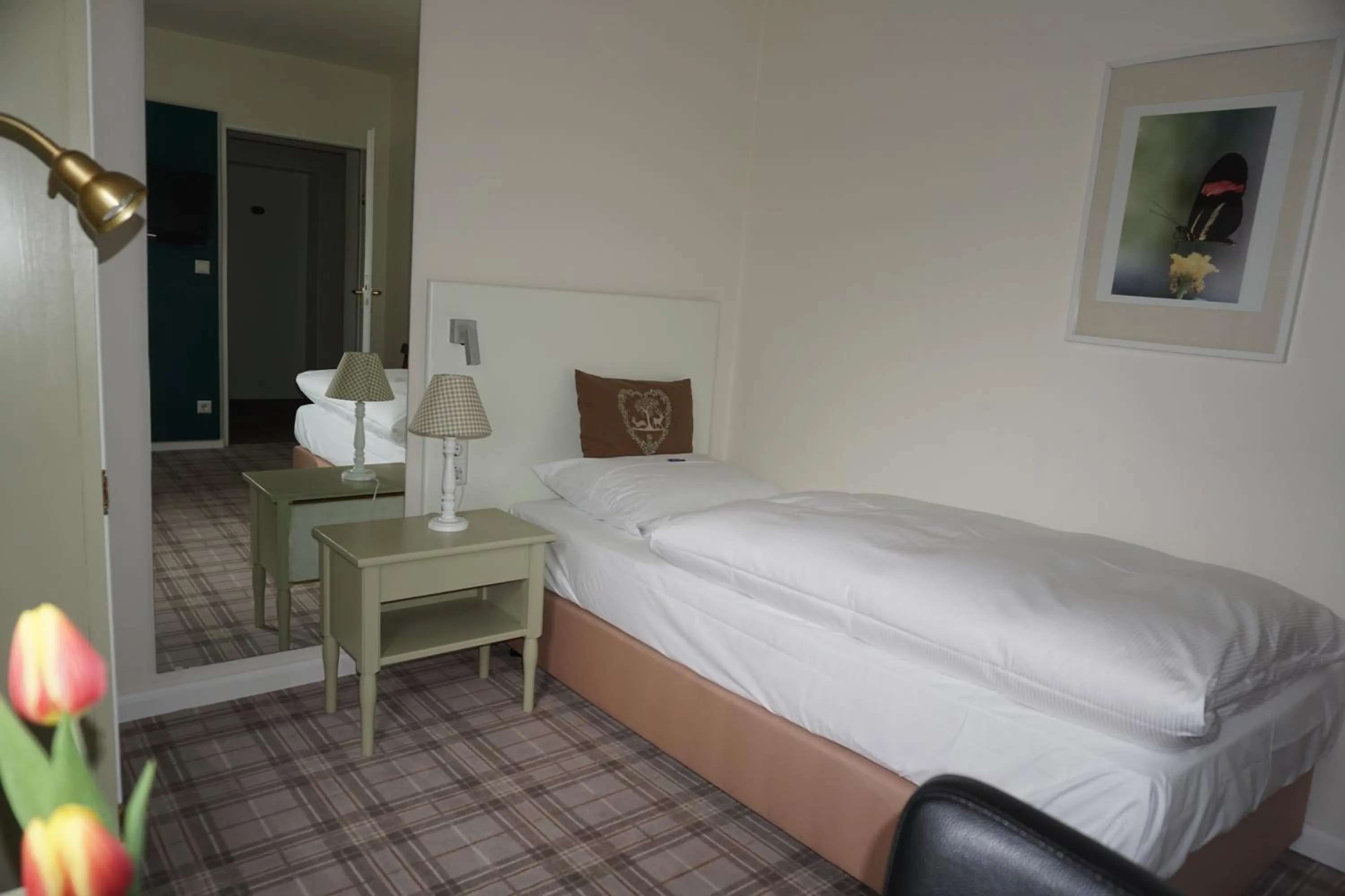 Photo of the whole room, Bed in Landgasthof Läuterhäusle