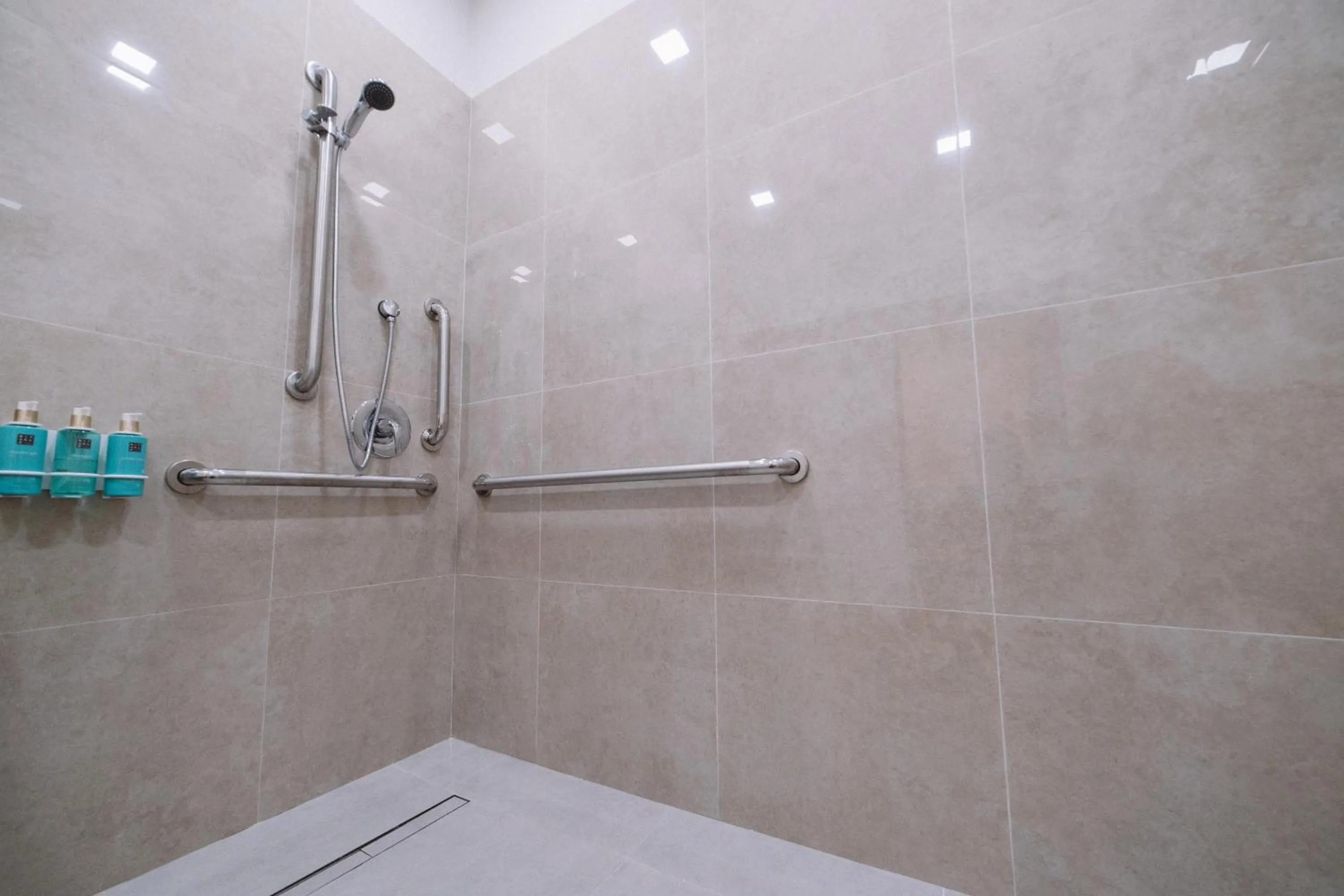 Shower in The Looking Glass Hotel