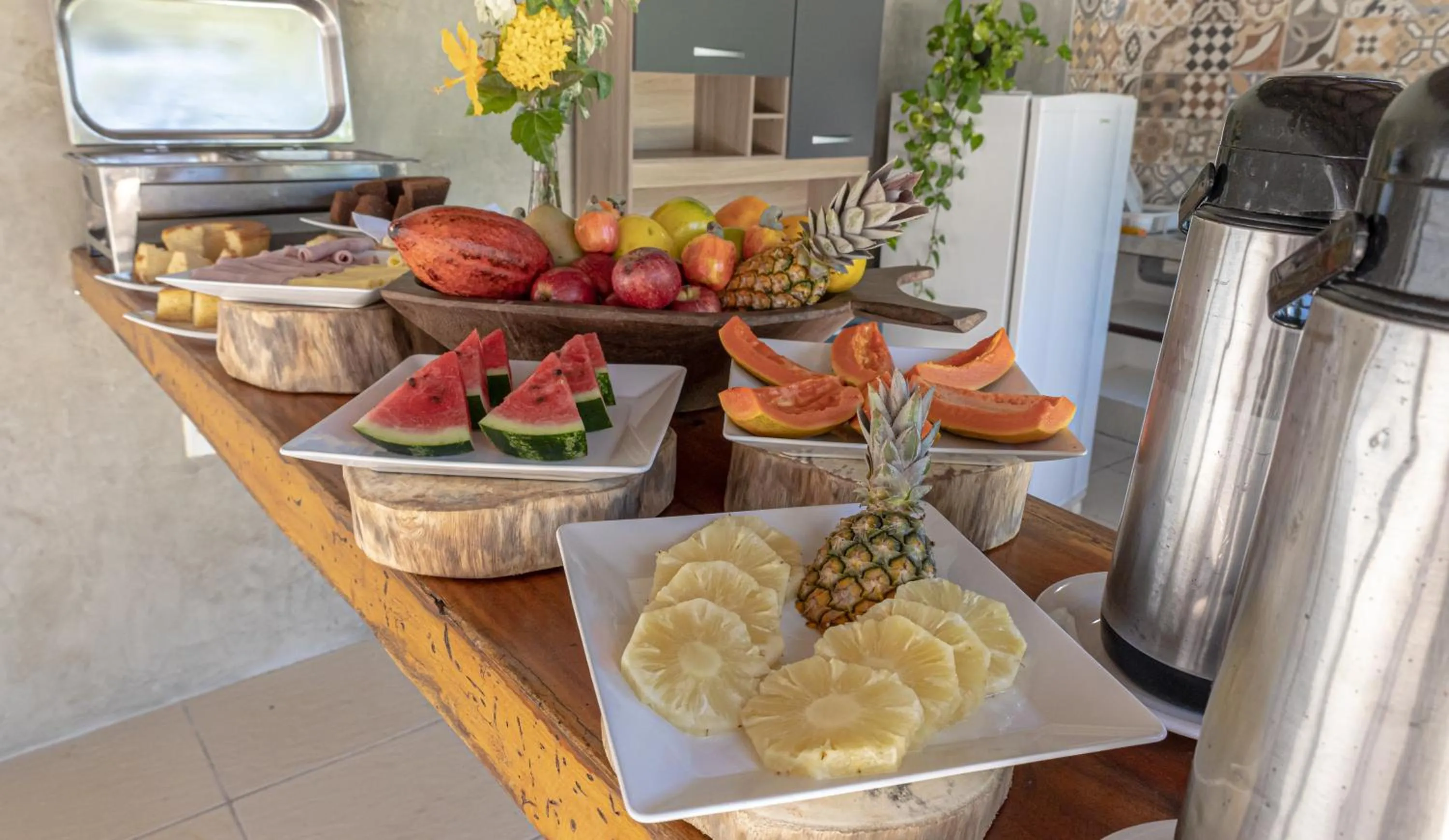 Breakfast in Pousada Recanto dos Pássaros - Arraial d'Ajuda