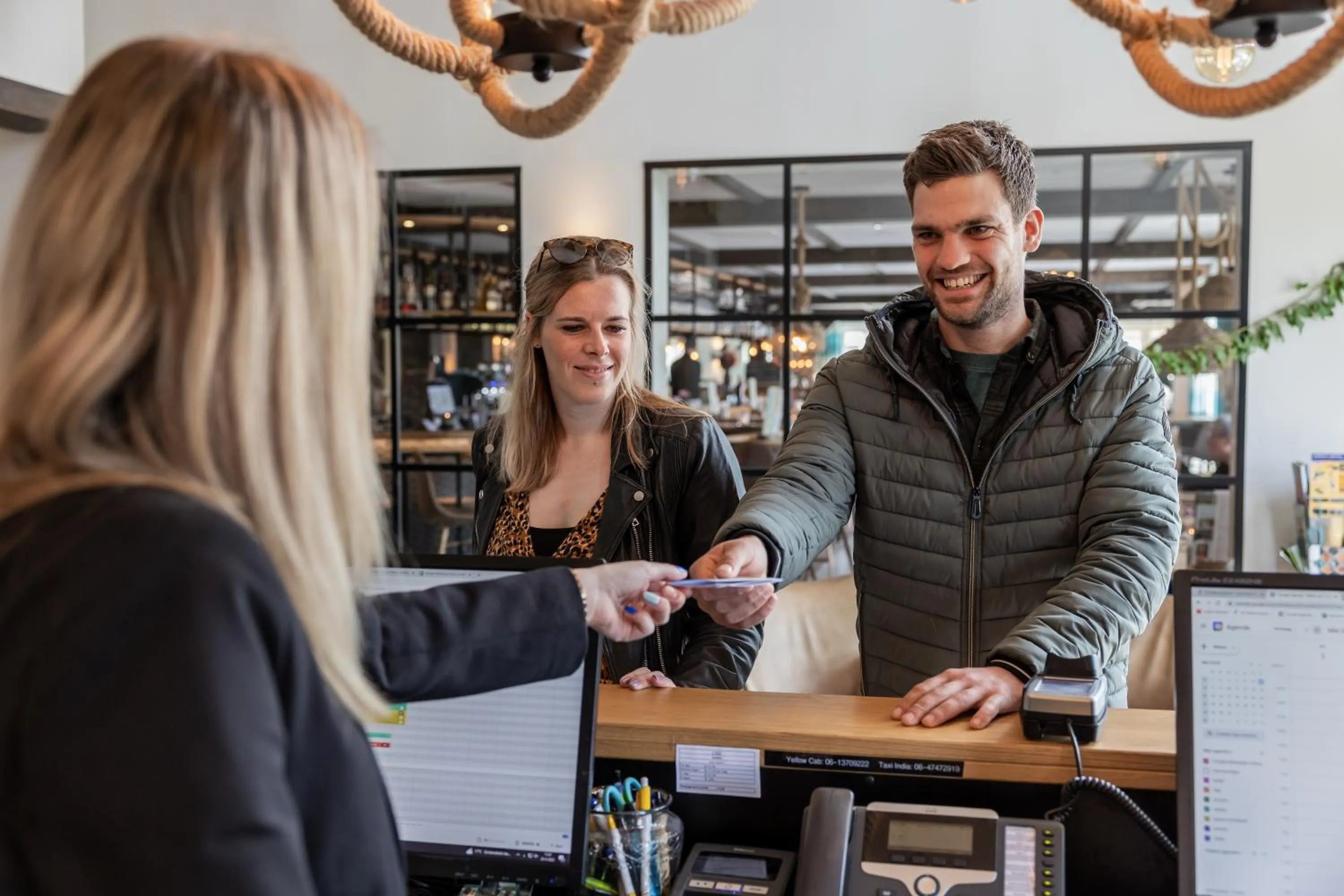 Lobby or reception in Hotel De Walvisvaarder