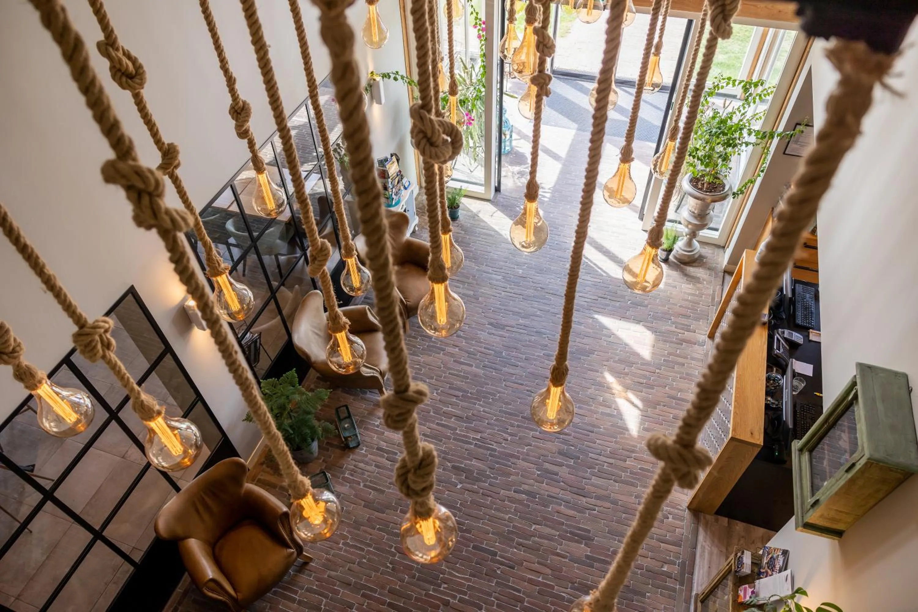 Lobby or reception in Hotel De Walvisvaarder