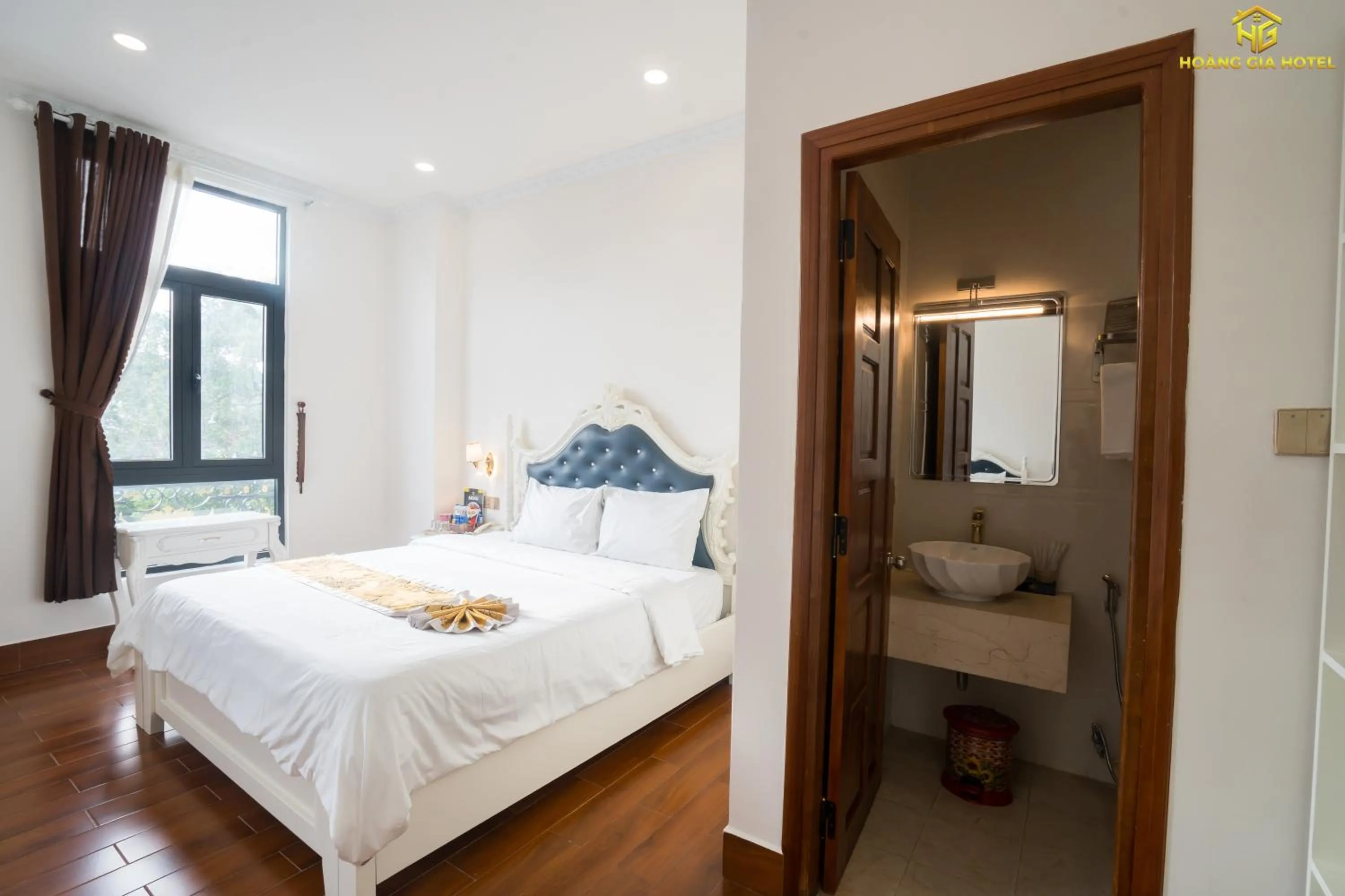 Bed in Hoàng Gia Hotel Tuy Hoà