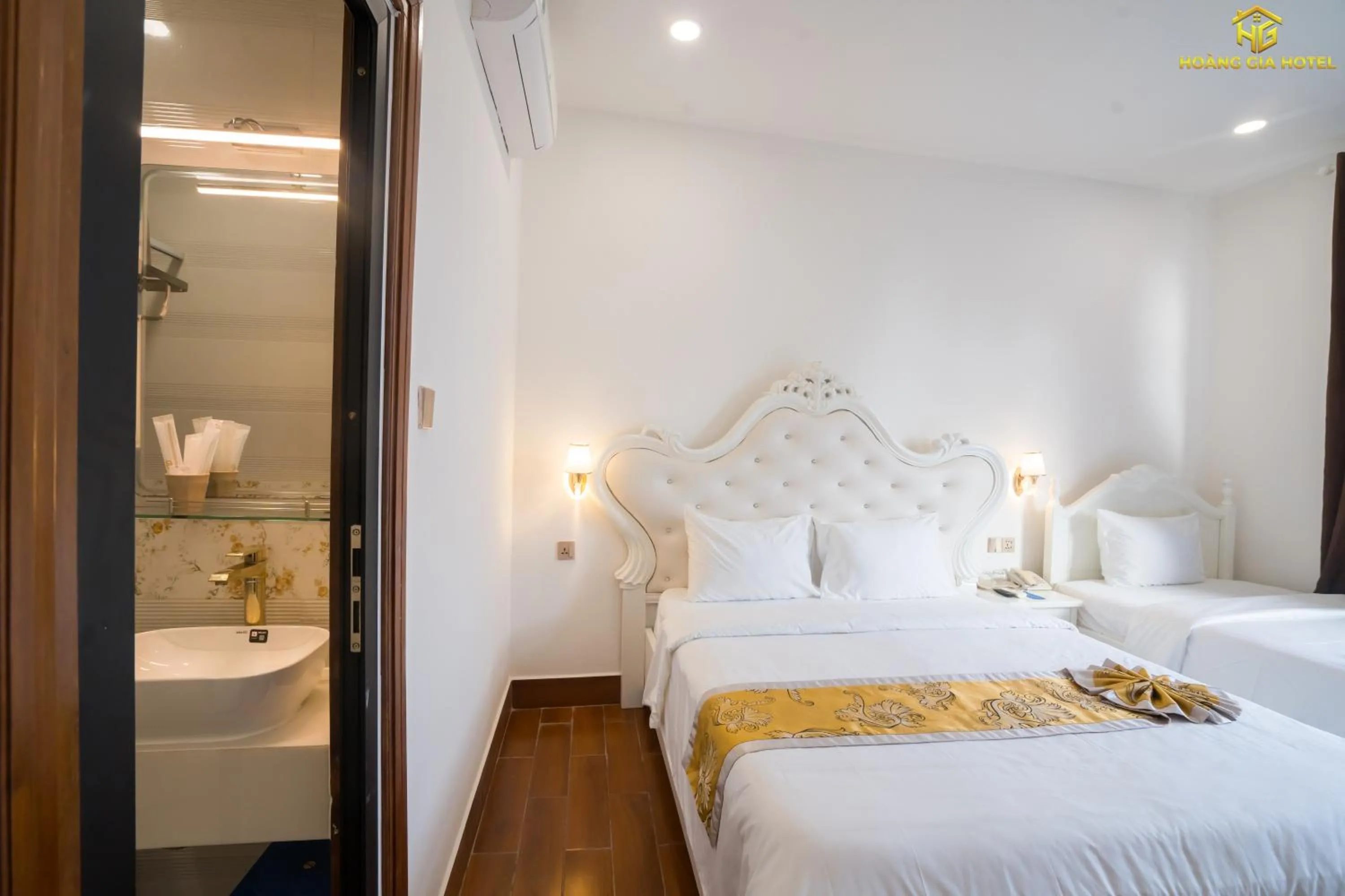 Bed in Hoàng Gia Hotel Tuy Hoà