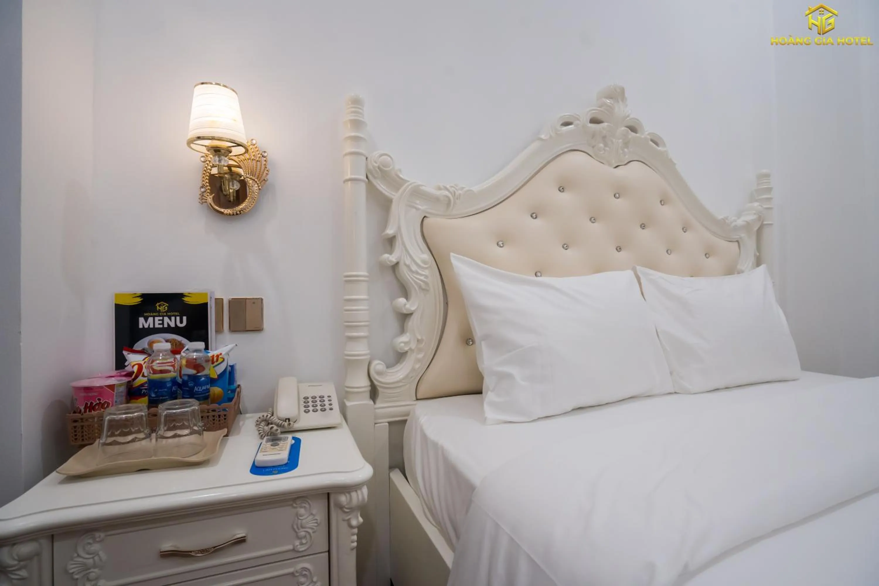 Bed in Hoàng Gia Hotel Tuy Hoà