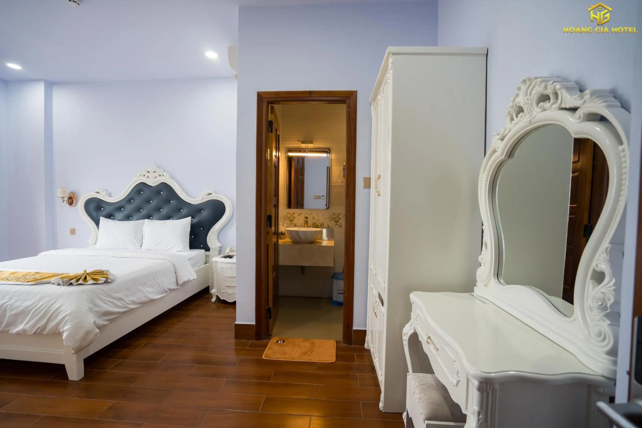 Bed in Hoàng Gia Hotel Tuy Hoà