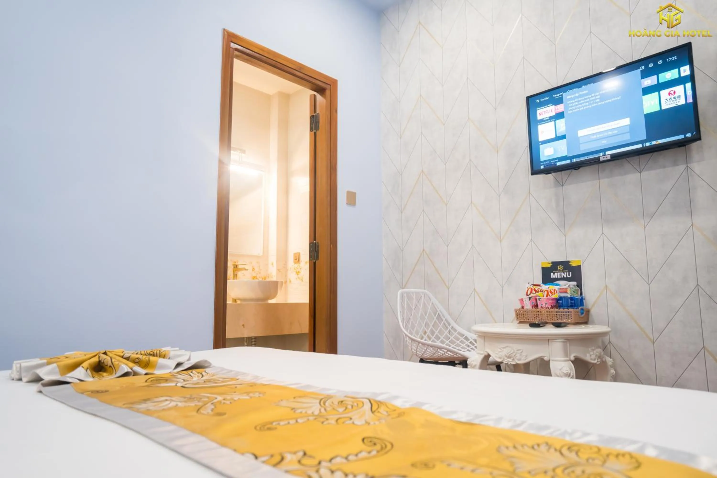 Bed in Hoàng Gia Hotel Tuy Hoà