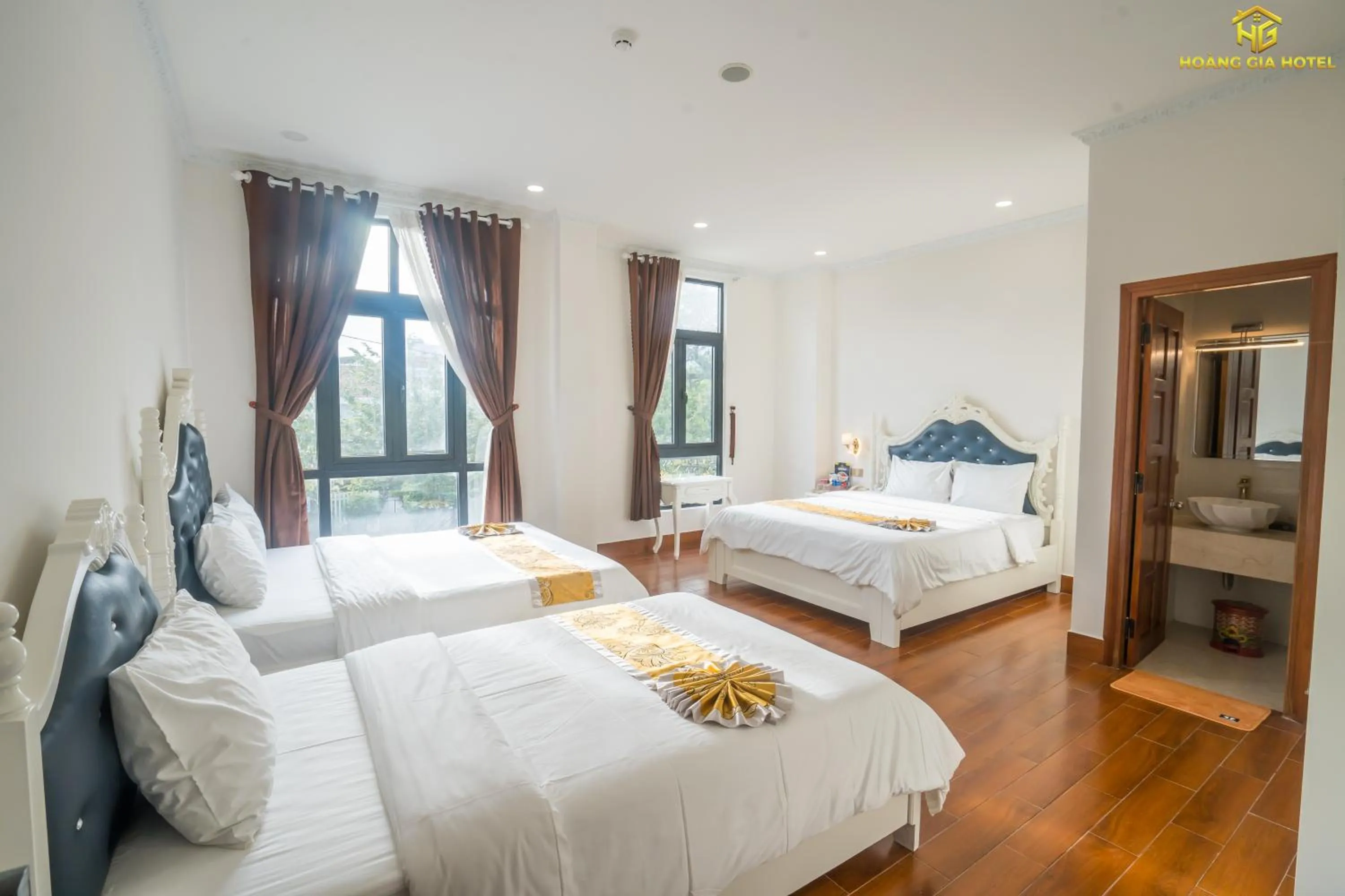 Bed in Hoàng Gia Hotel Tuy Hoà