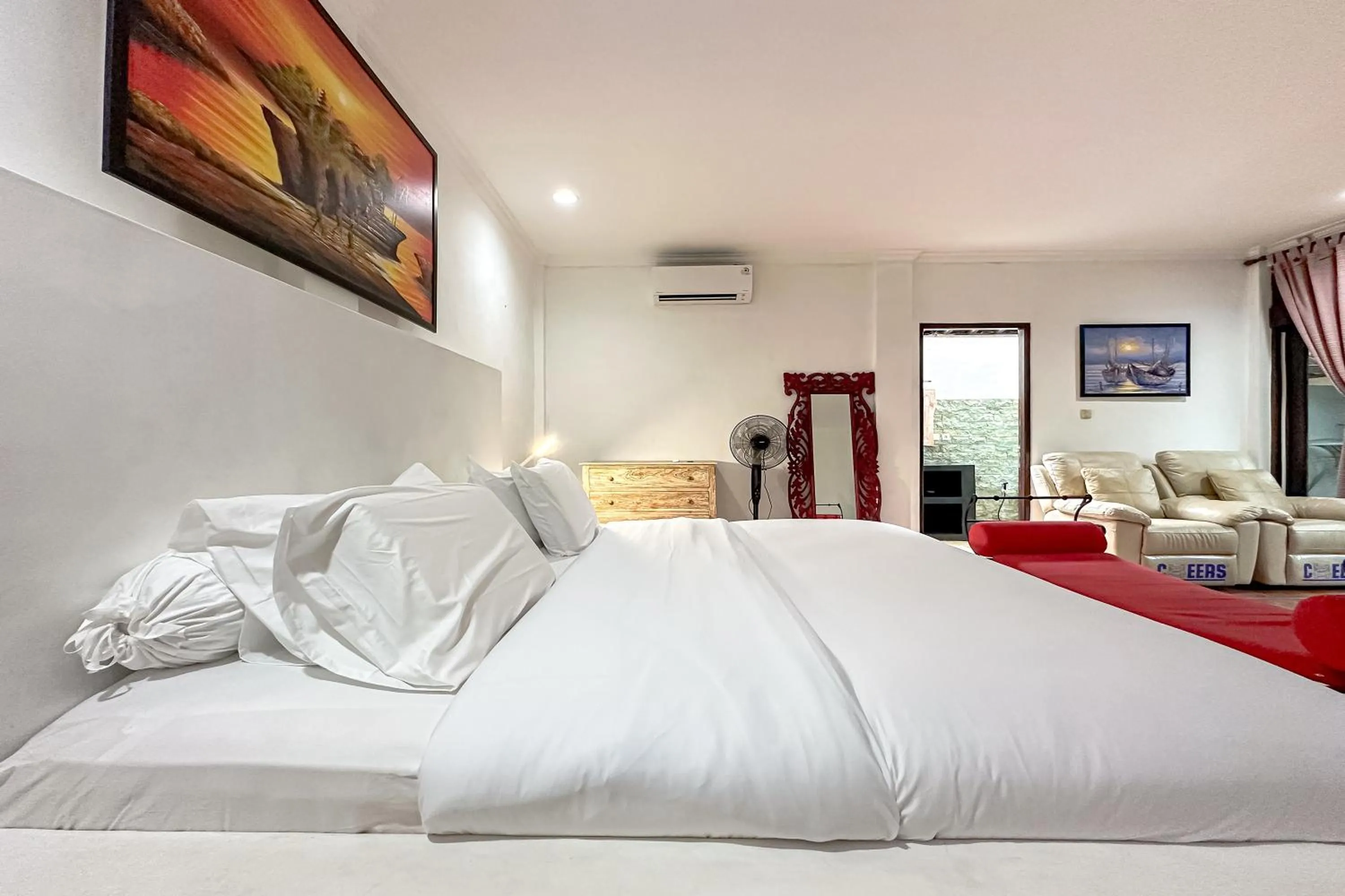 Bedroom, Bed in Villa Rocko