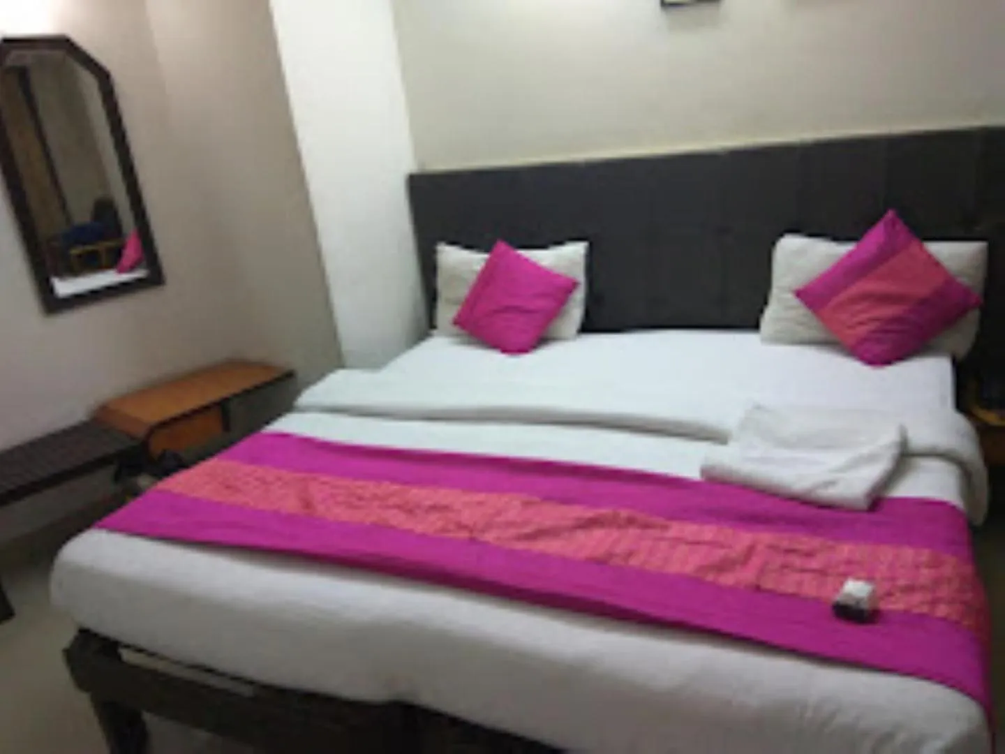 Bed in Hotel Pathik Bhopal , Madhya Pradesh