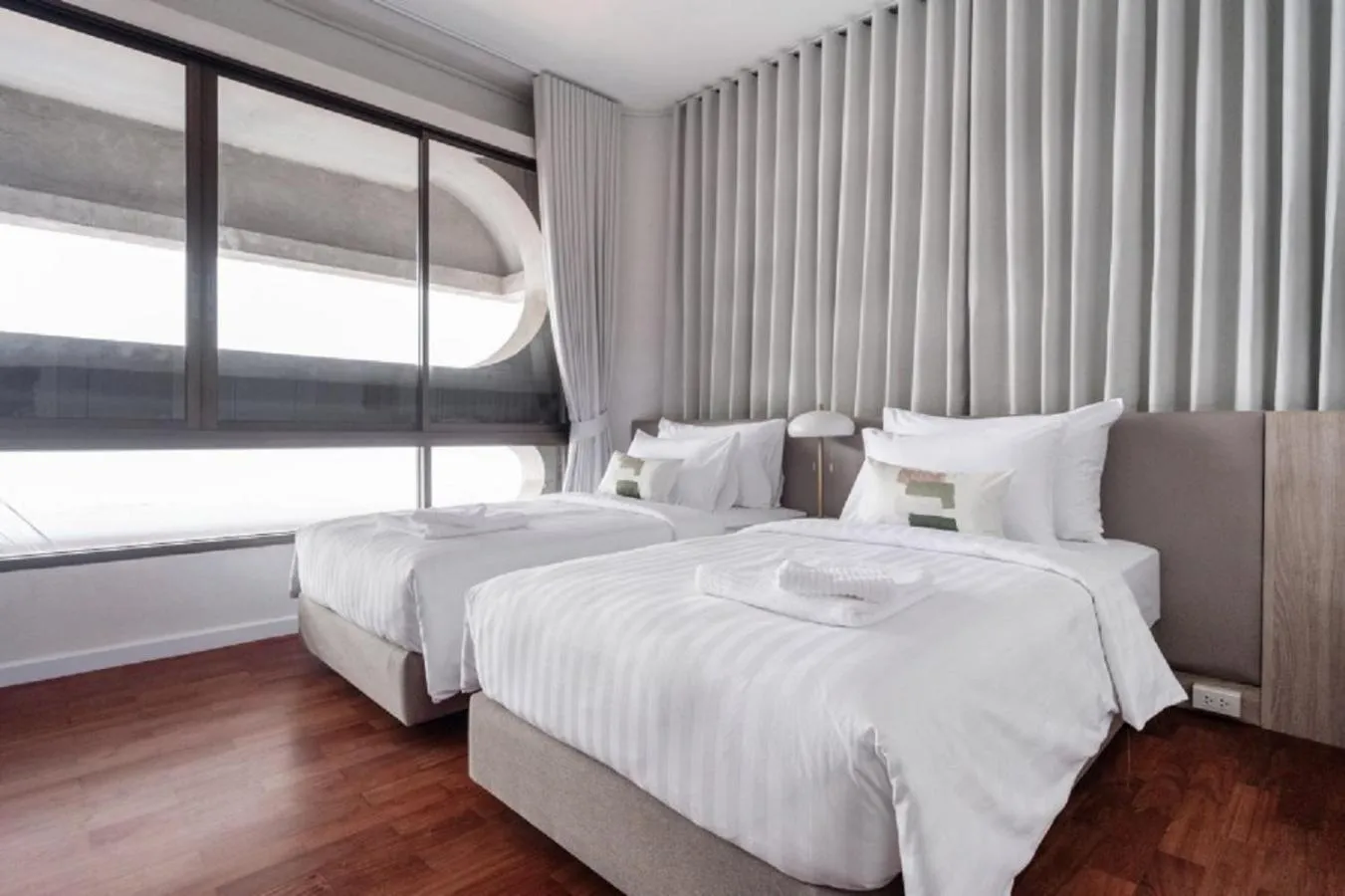 Bedroom, Bed in Unplugged at Bangrak Design Hostel