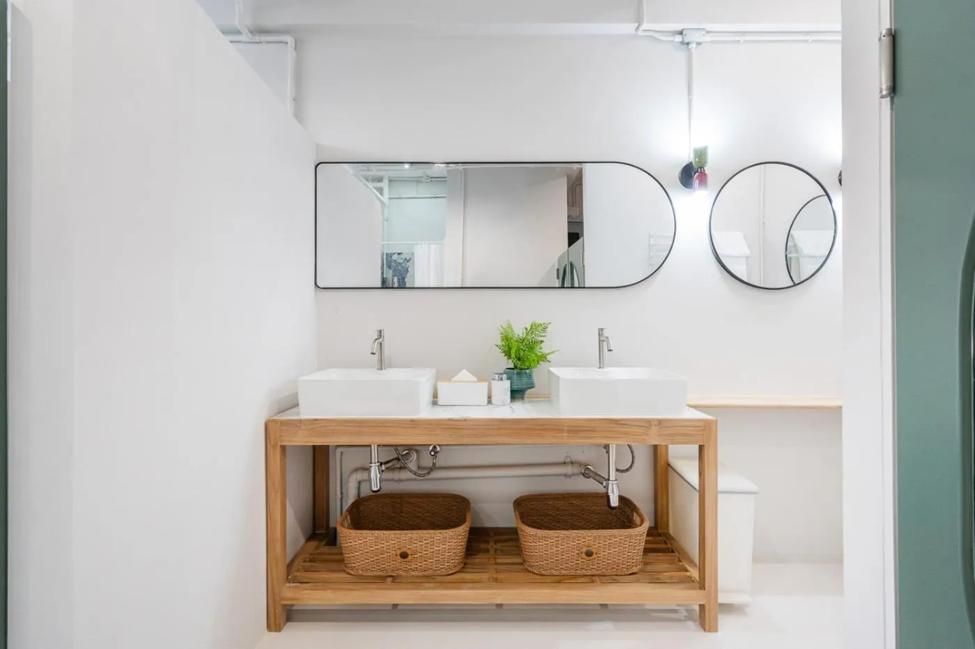 Bathroom in Unplugged at Bangrak Design Hostel