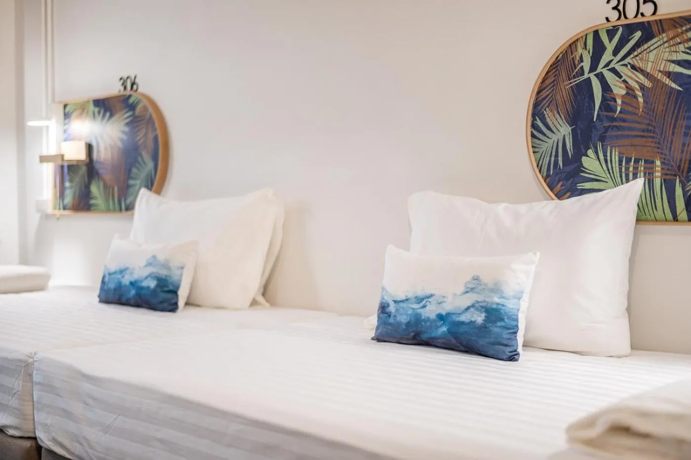 Bed in Unplugged at Bangrak Design Hostel