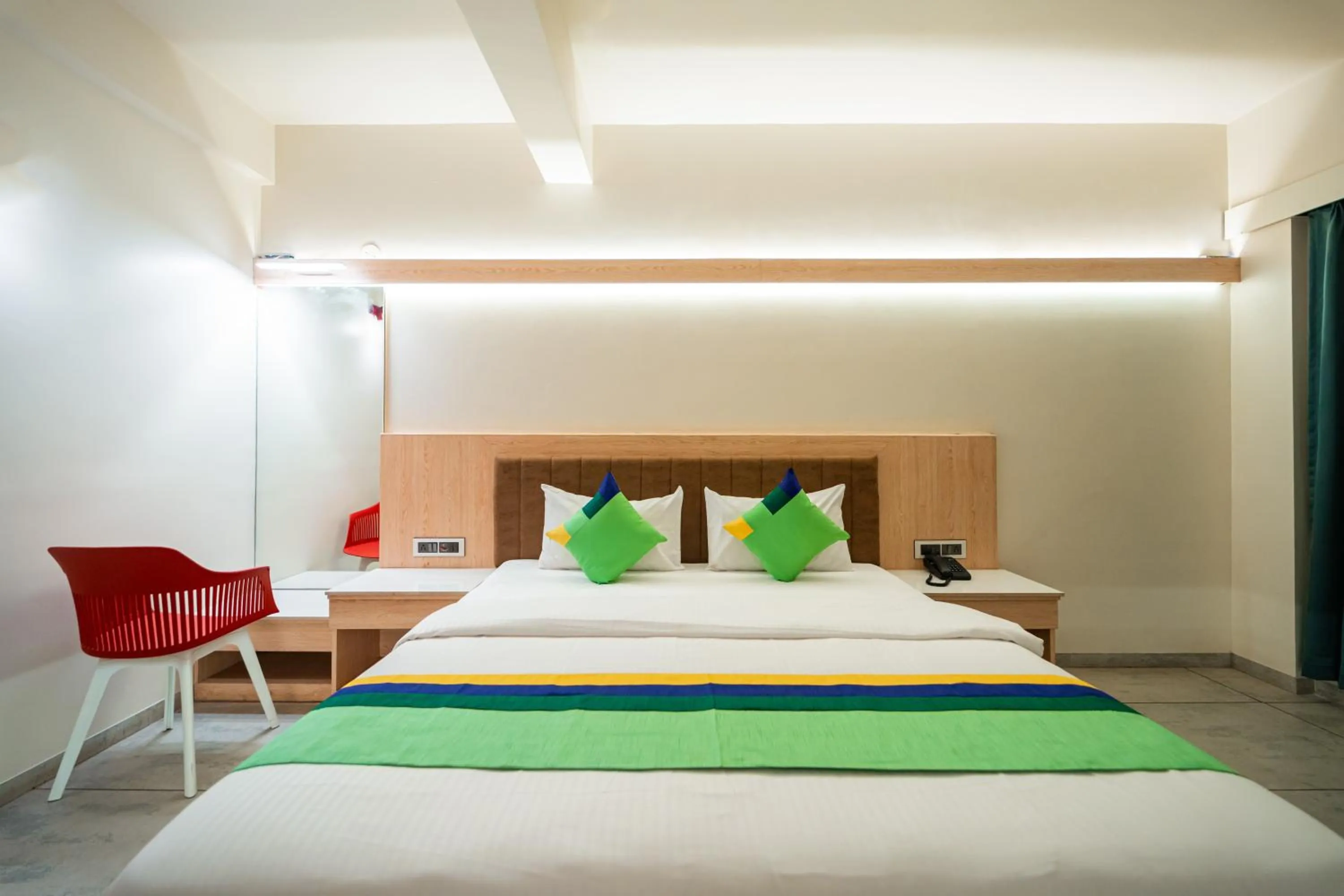 Bedroom, Bed in Treebo Sai Rekha Inn