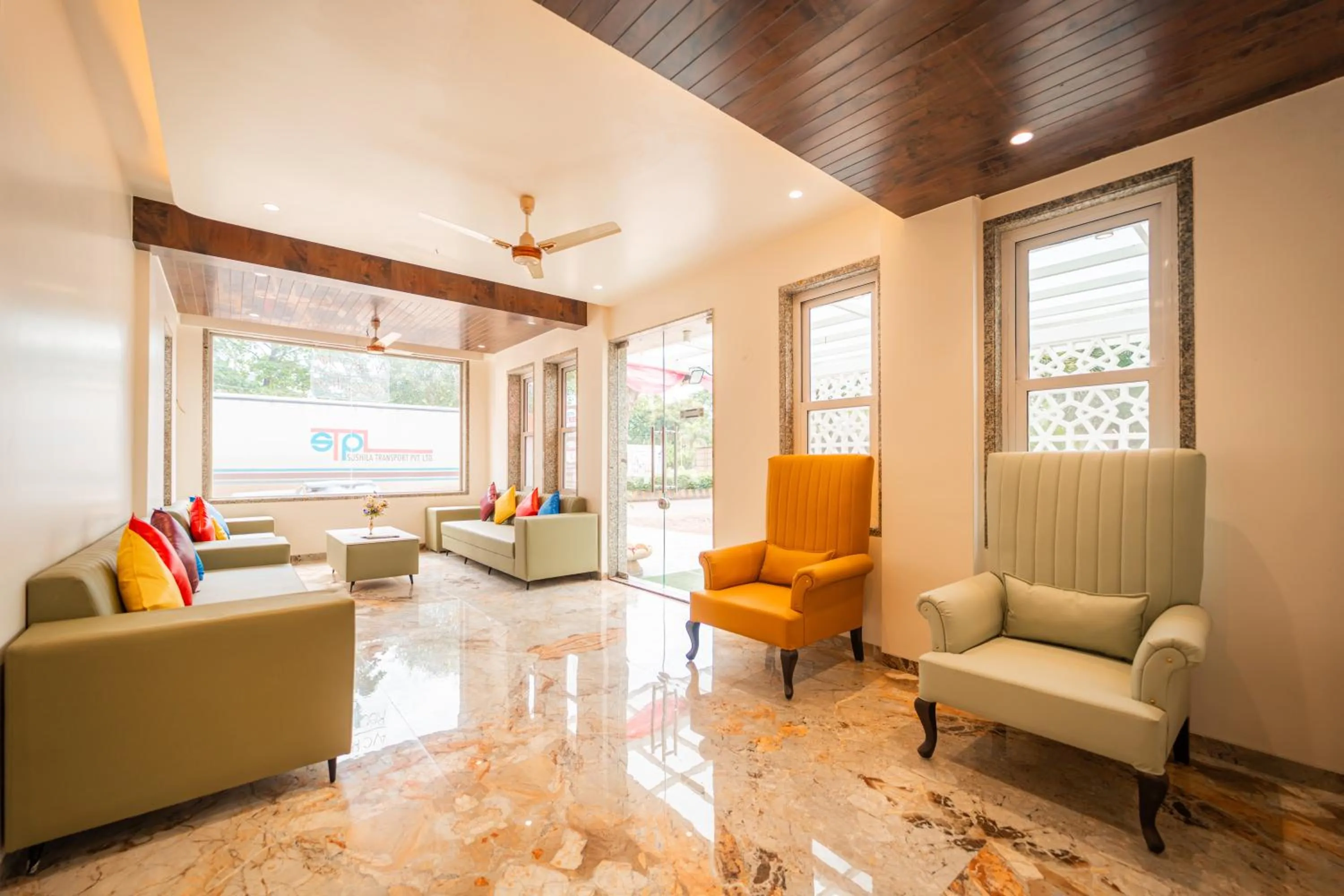 Lobby or reception in Treebo Sai Rekha Inn