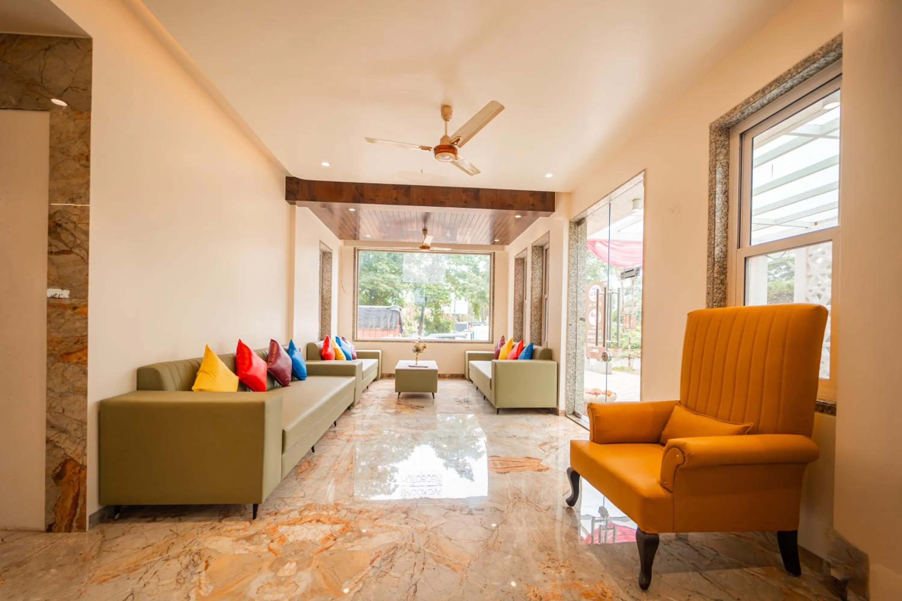 Lobby or reception in Treebo Sai Rekha Inn