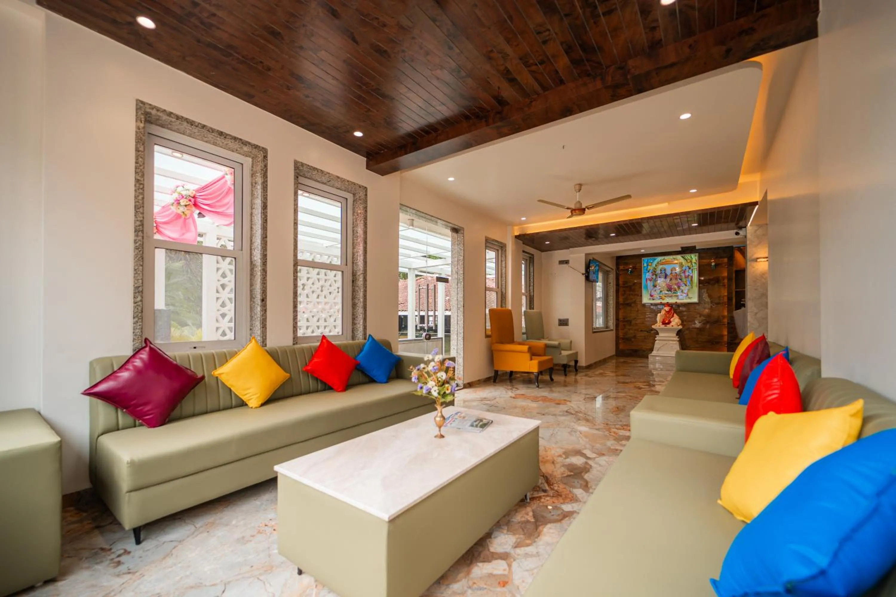 Lobby or reception in Treebo Sai Rekha Inn