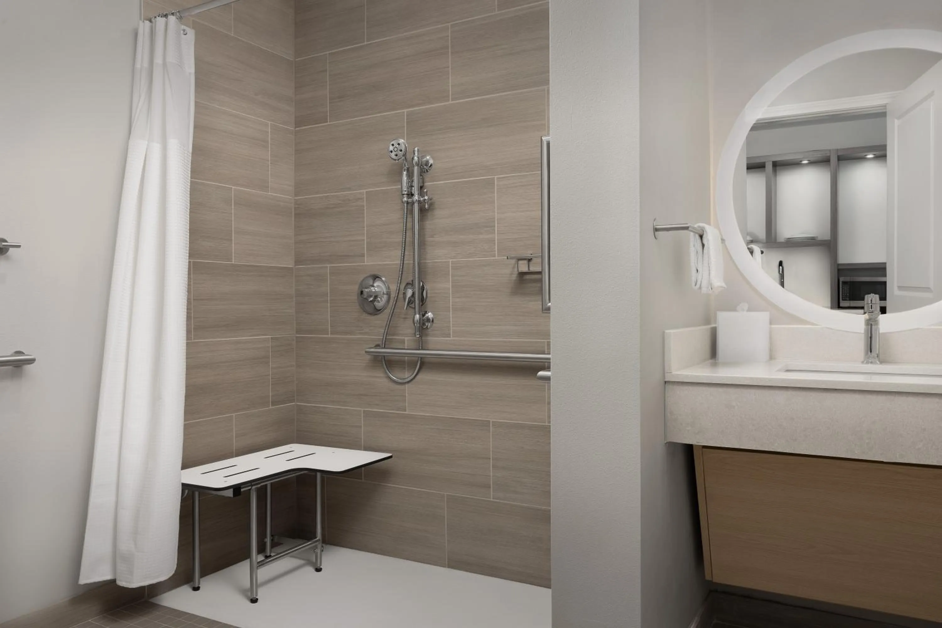 Shower in TownePlace Suites by Marriott Abilene Southwest