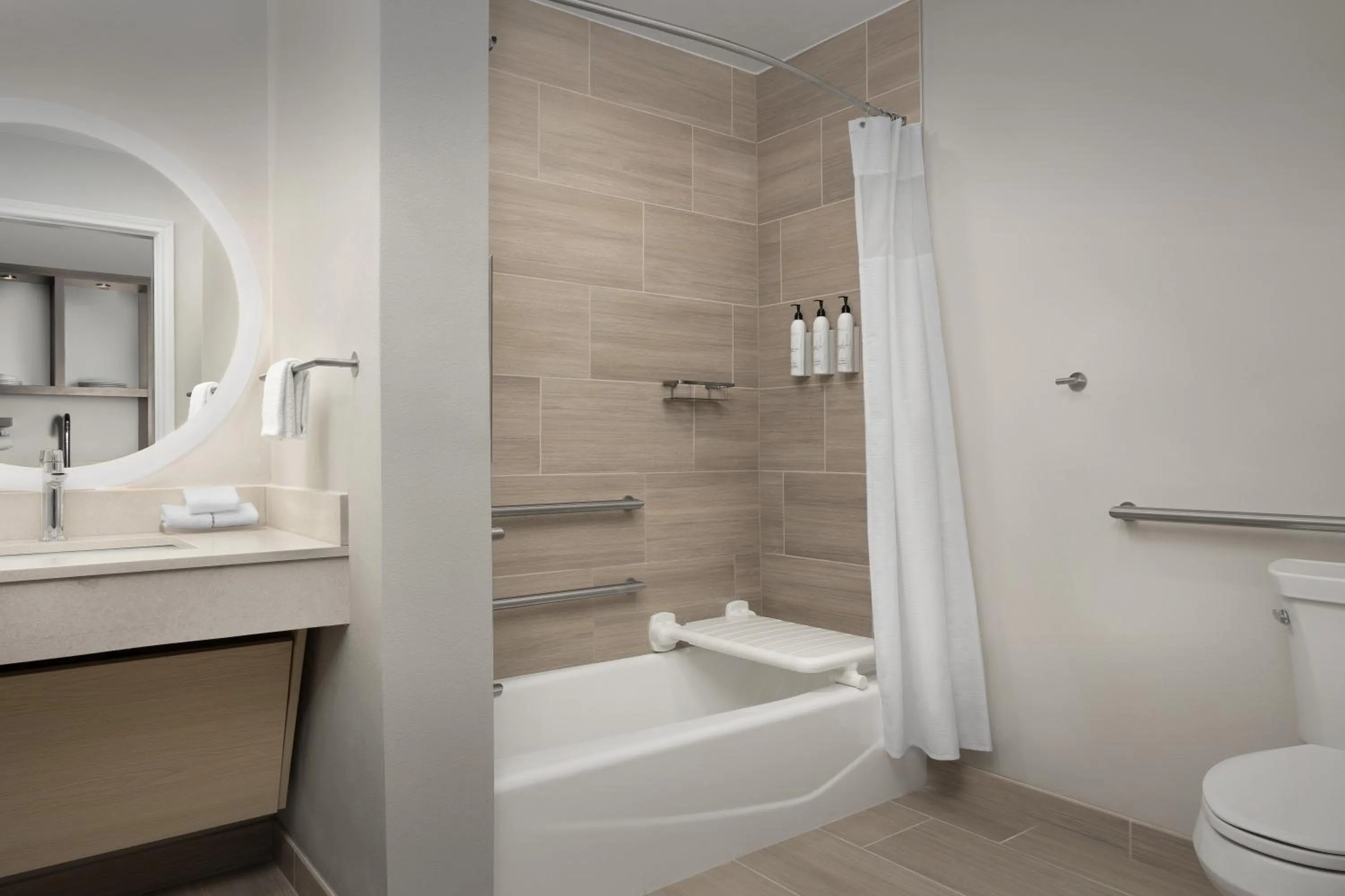 Shower in TownePlace Suites by Marriott Abilene Southwest