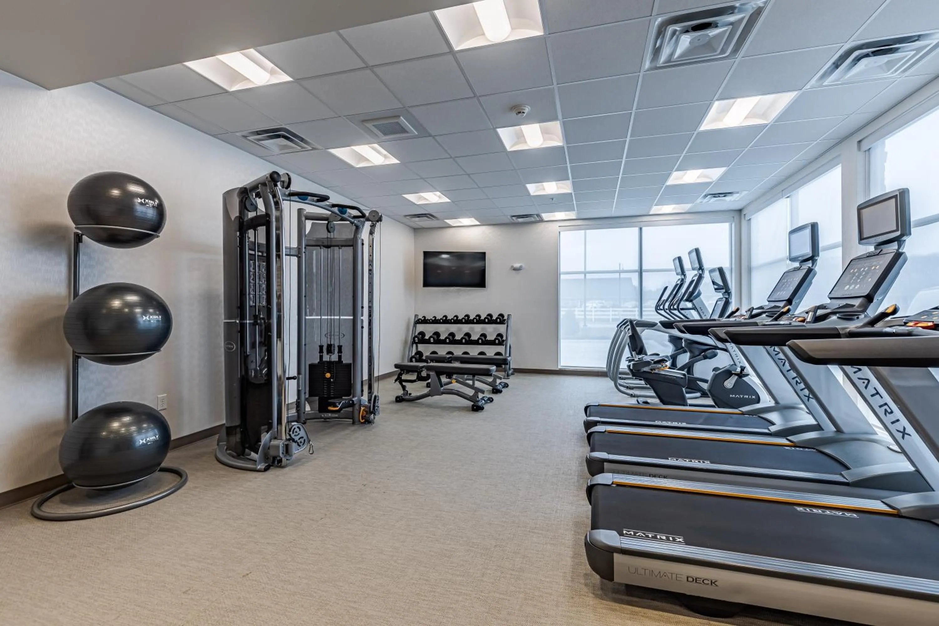 Fitness centre/facilities in SpringHill Suites by Marriott Fort Wayne Southwest