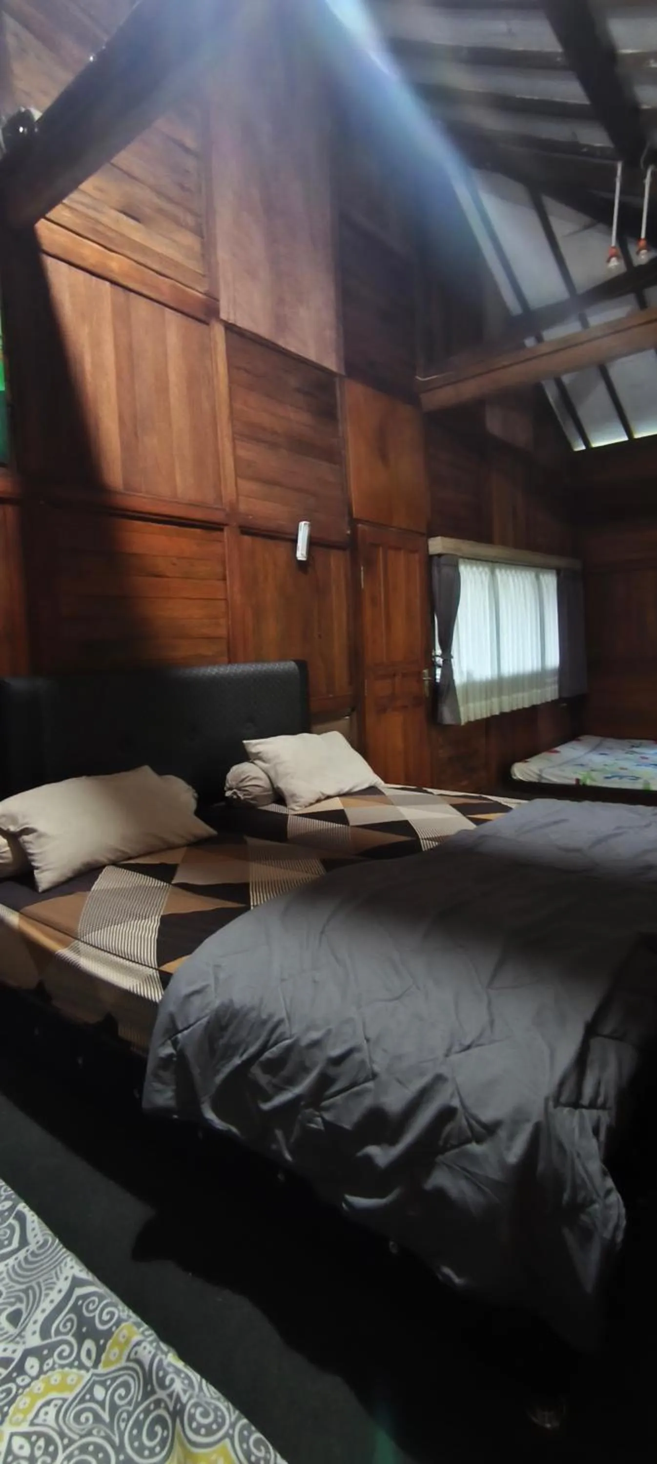 Bed in NK Villa Syariah And Cafe Prigen