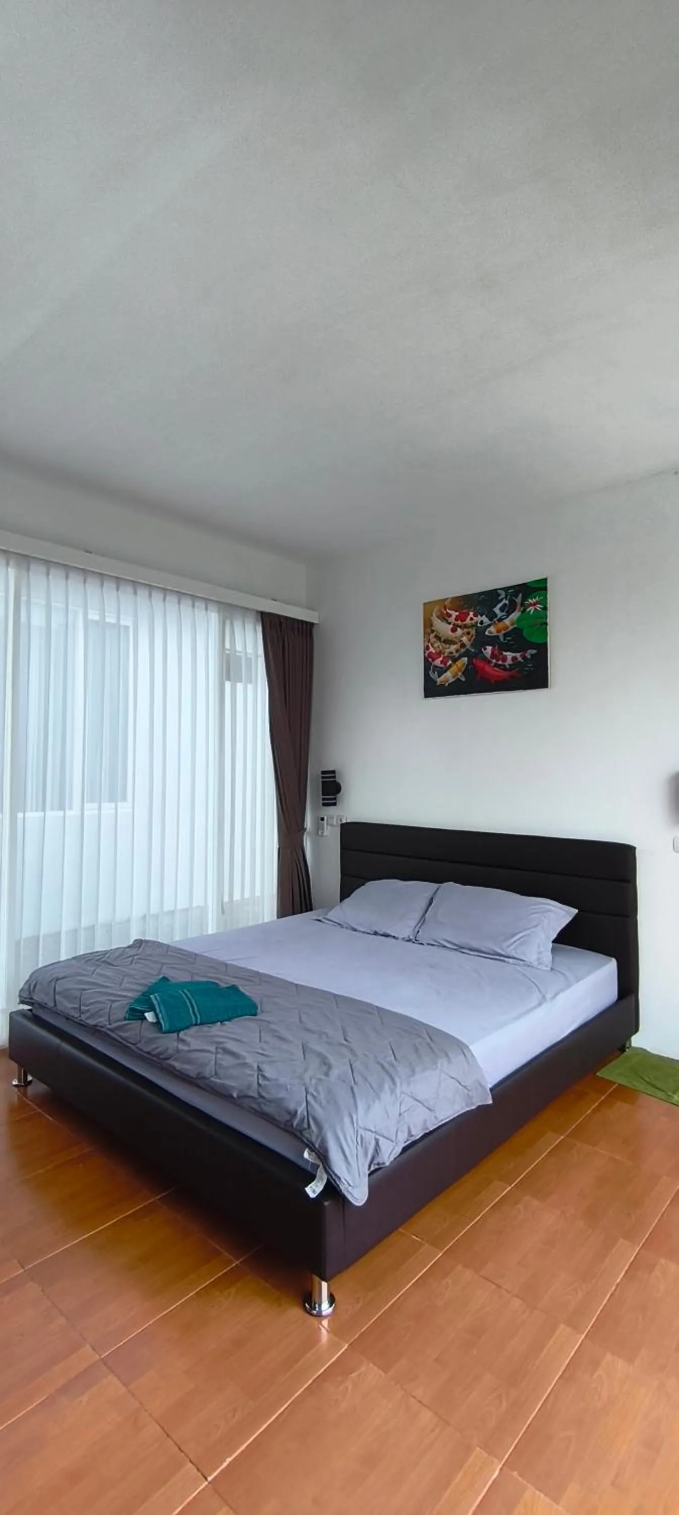 Bed in NK Villa Syariah And Cafe Prigen