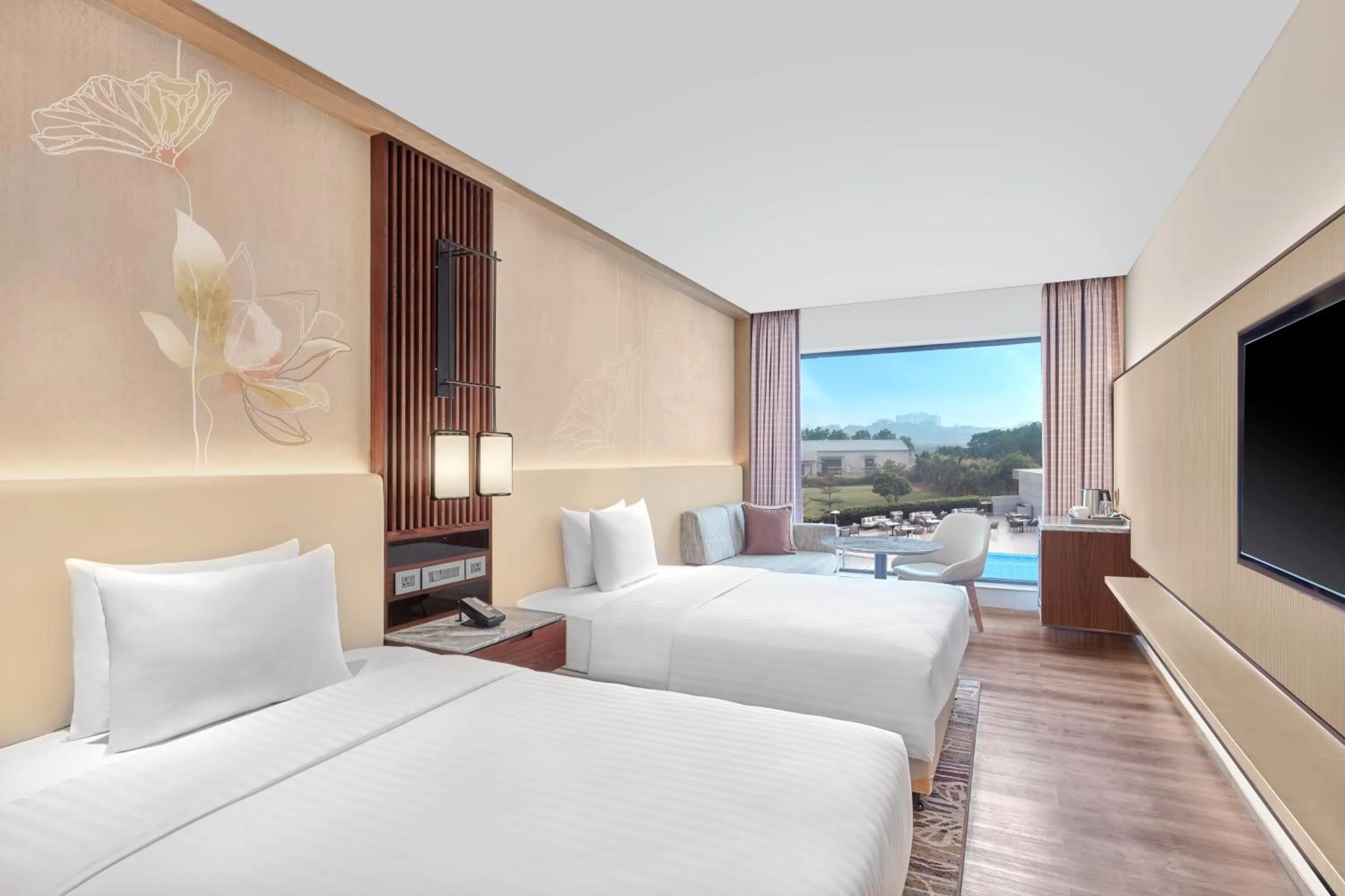 Living room, Bed in Courtyard by Marriott Gorakhpur