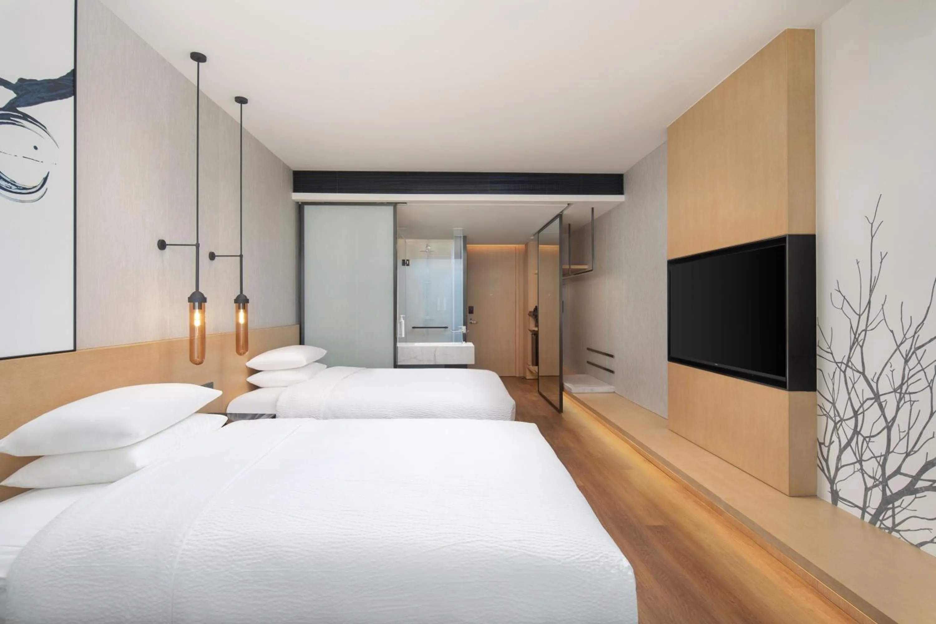 Bed in Fairfield by Marriott Shanghai Lingang Special Area