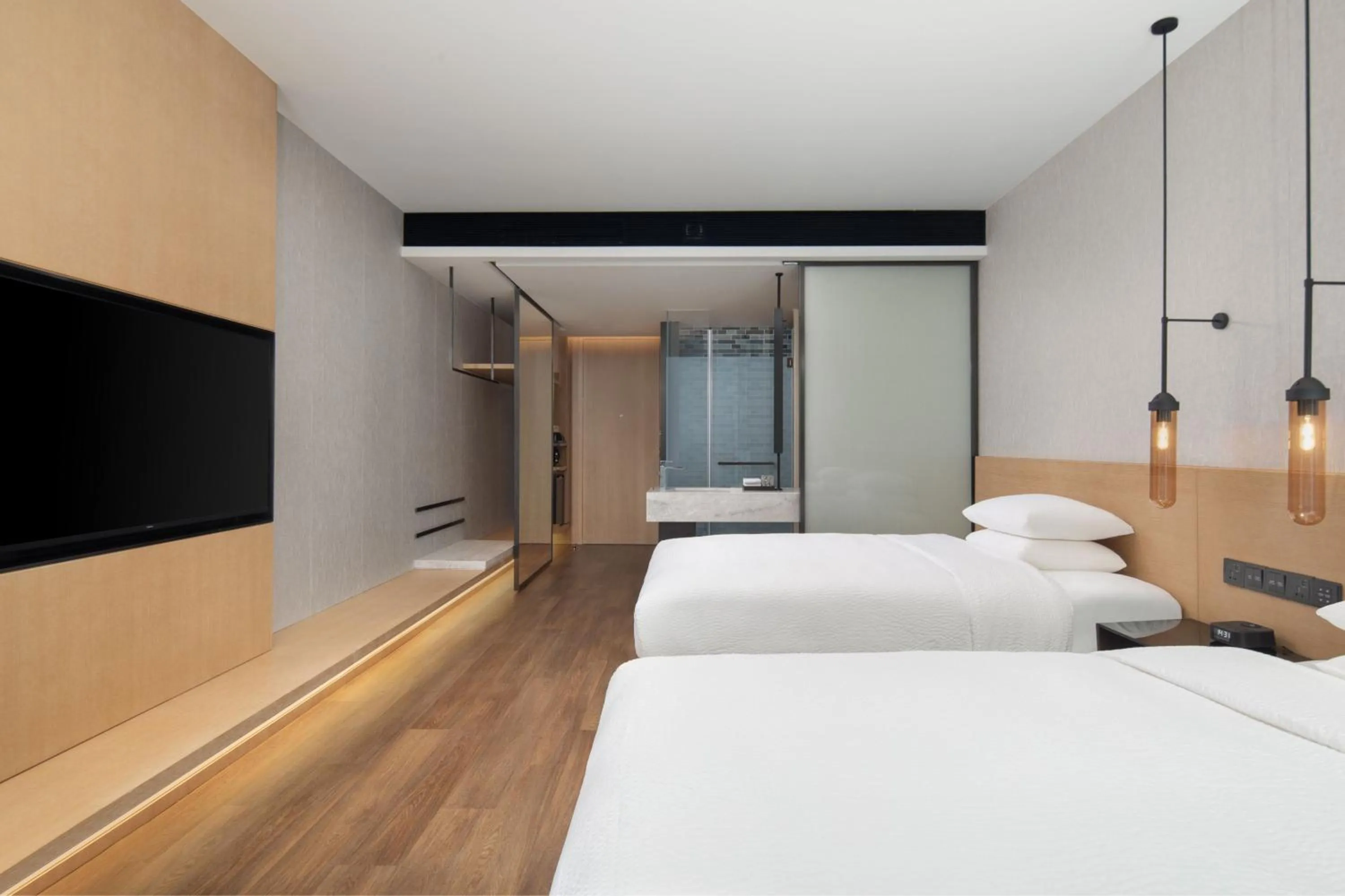 Photo of the whole room, Bed in Fairfield by Marriott Shanghai Lingang Special Area