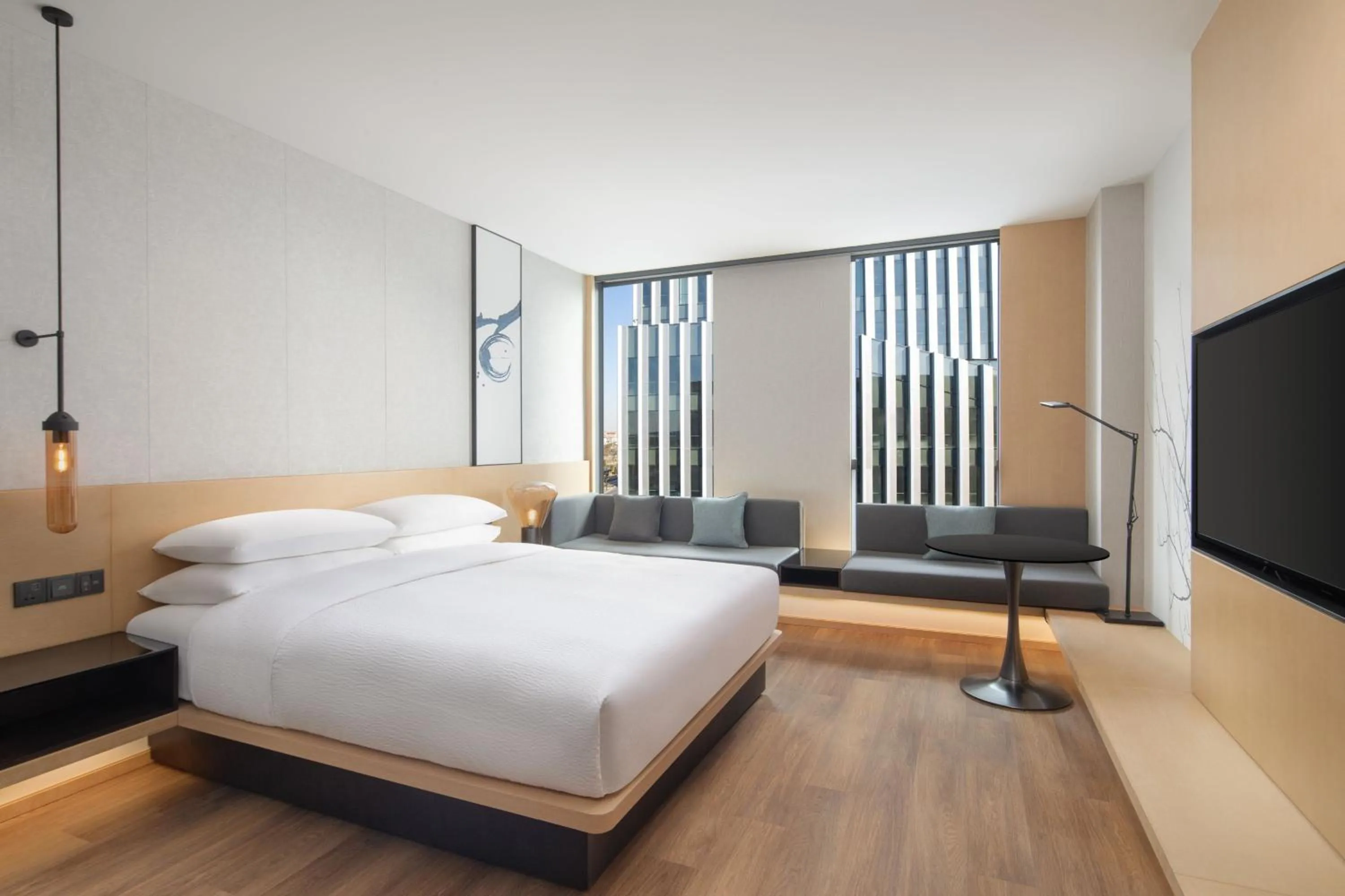 Photo of the whole room, Bed in Fairfield by Marriott Shanghai Lingang Special Area