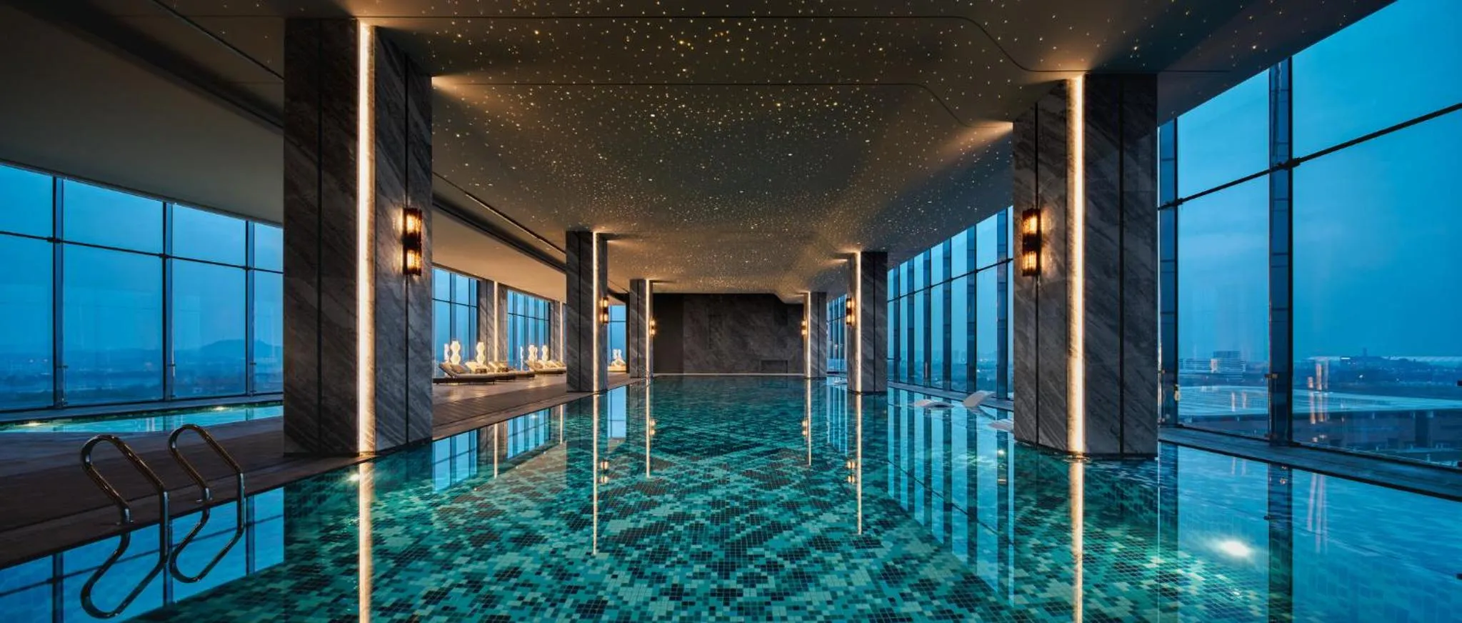 Swimming pool in Crowne Plaza Ezhou by IHG