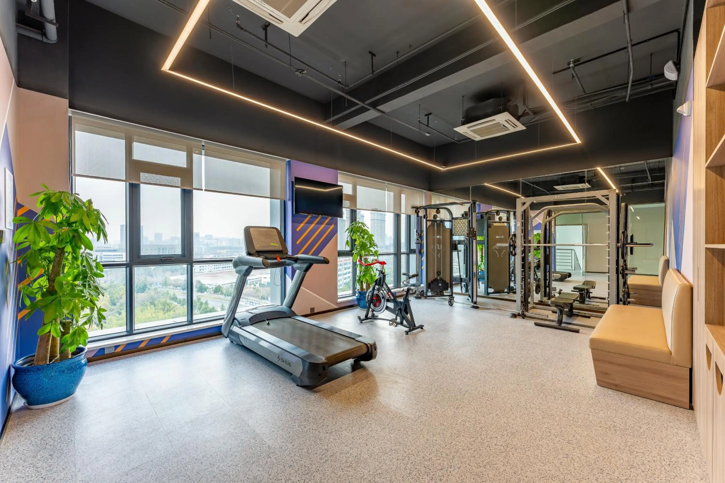 Fitness centre/facilities in Holiday Inn Express Hefei FTZ by IHG