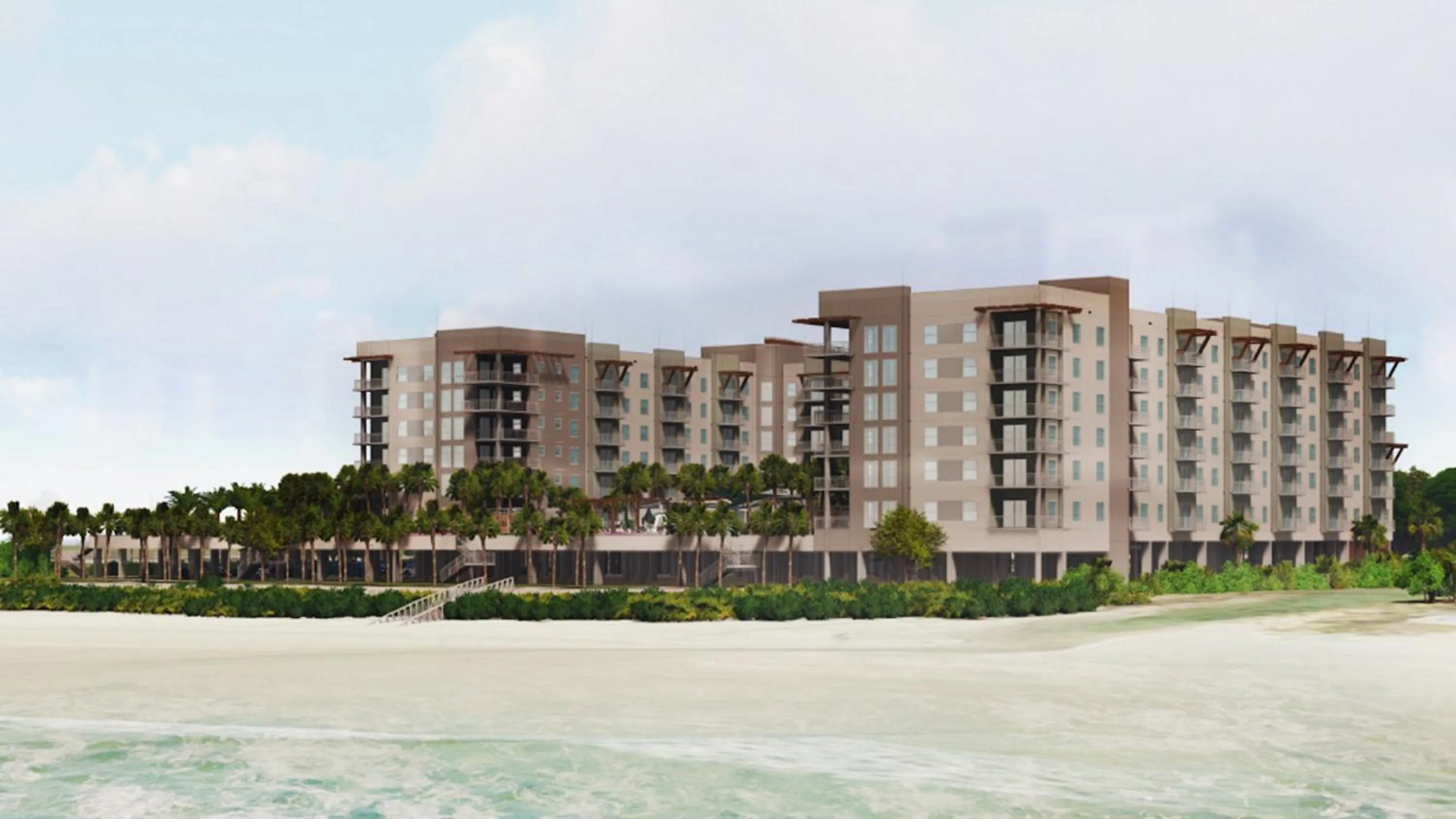 Property building in Holiday Inn Club Vacations Myrtle Beach Oceanfront