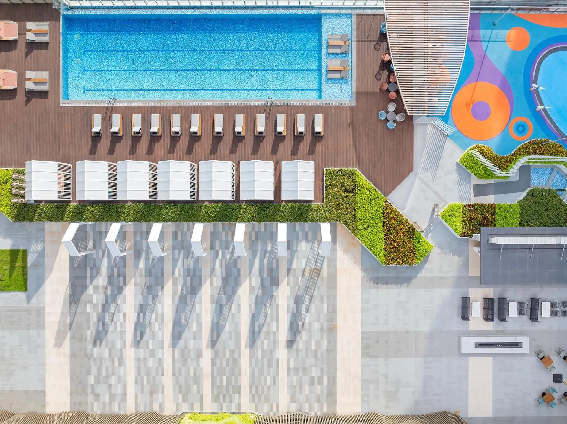 Swimming pool in EVEN Hotel Zhongshan City Center by IHG