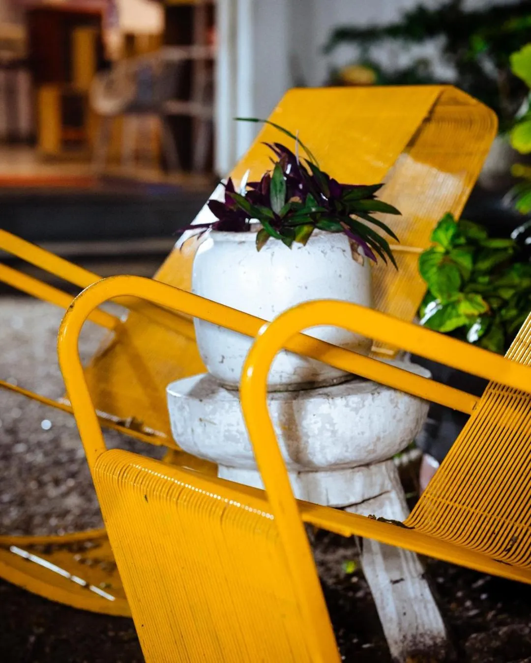 Seating area in concierge hotel