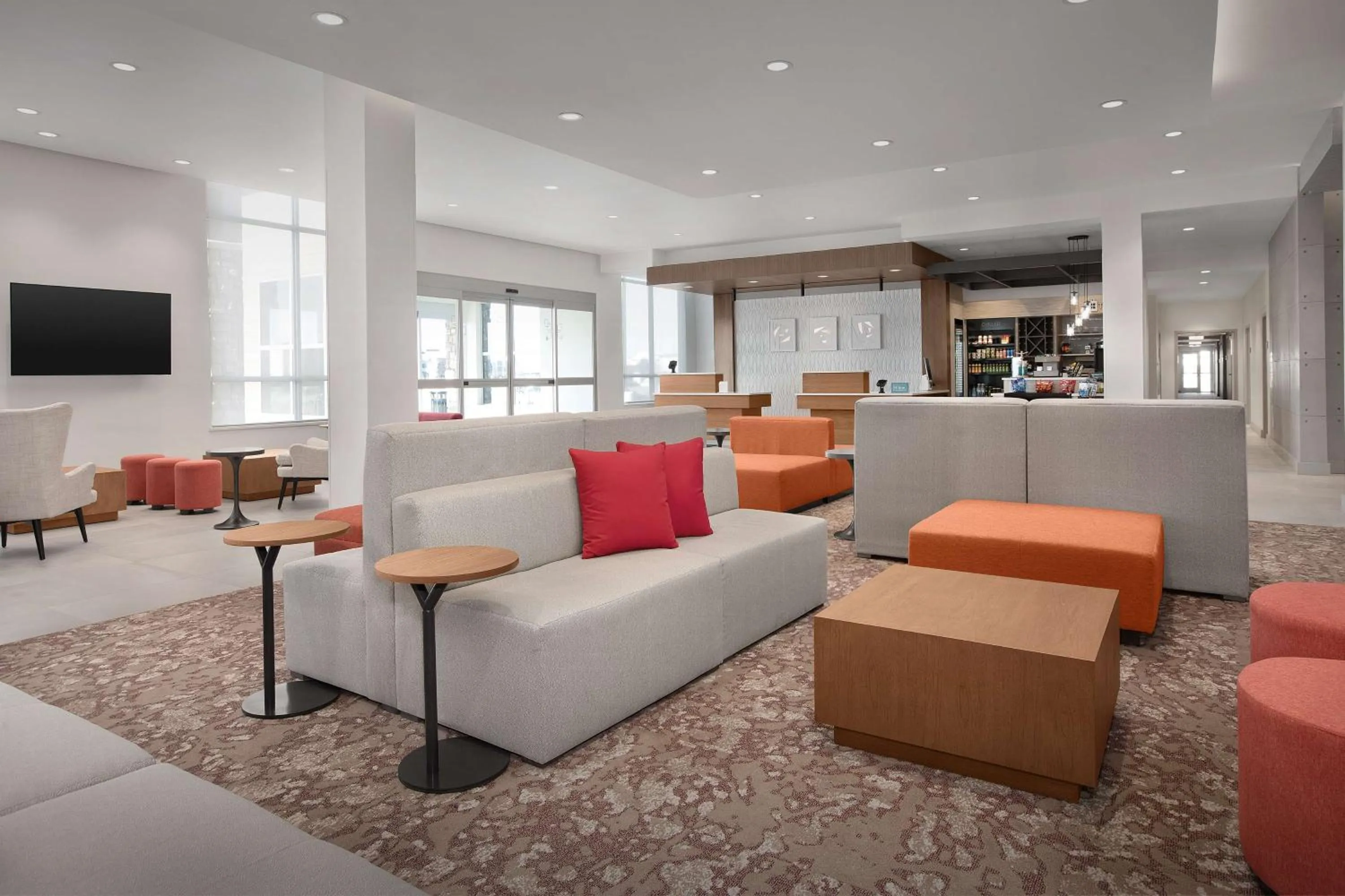 Lobby or reception in Hilton Garden Inn Denver Airport Tower Road