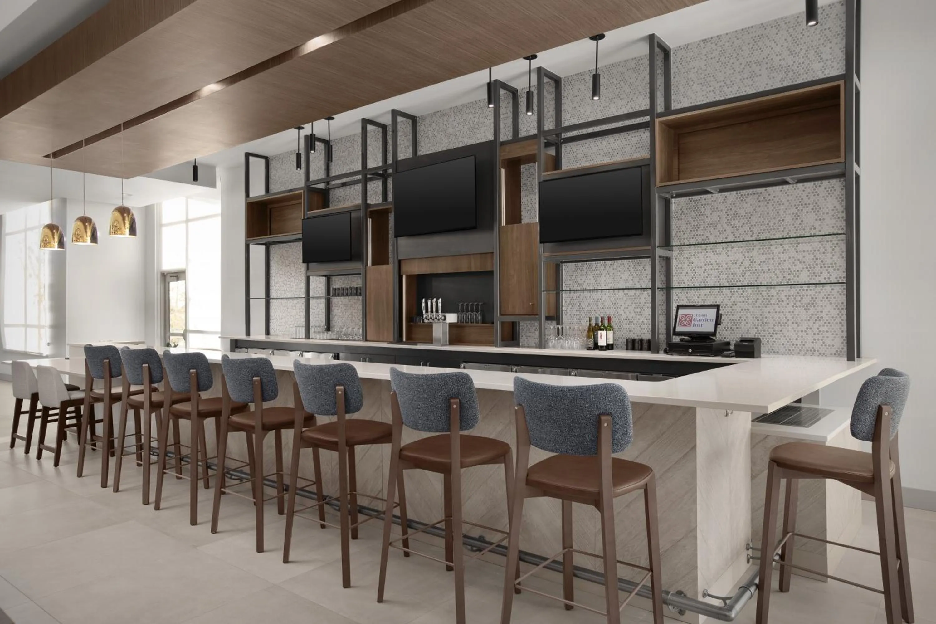 Lounge or bar in Hilton Garden Inn Denver Airport Tower Road
