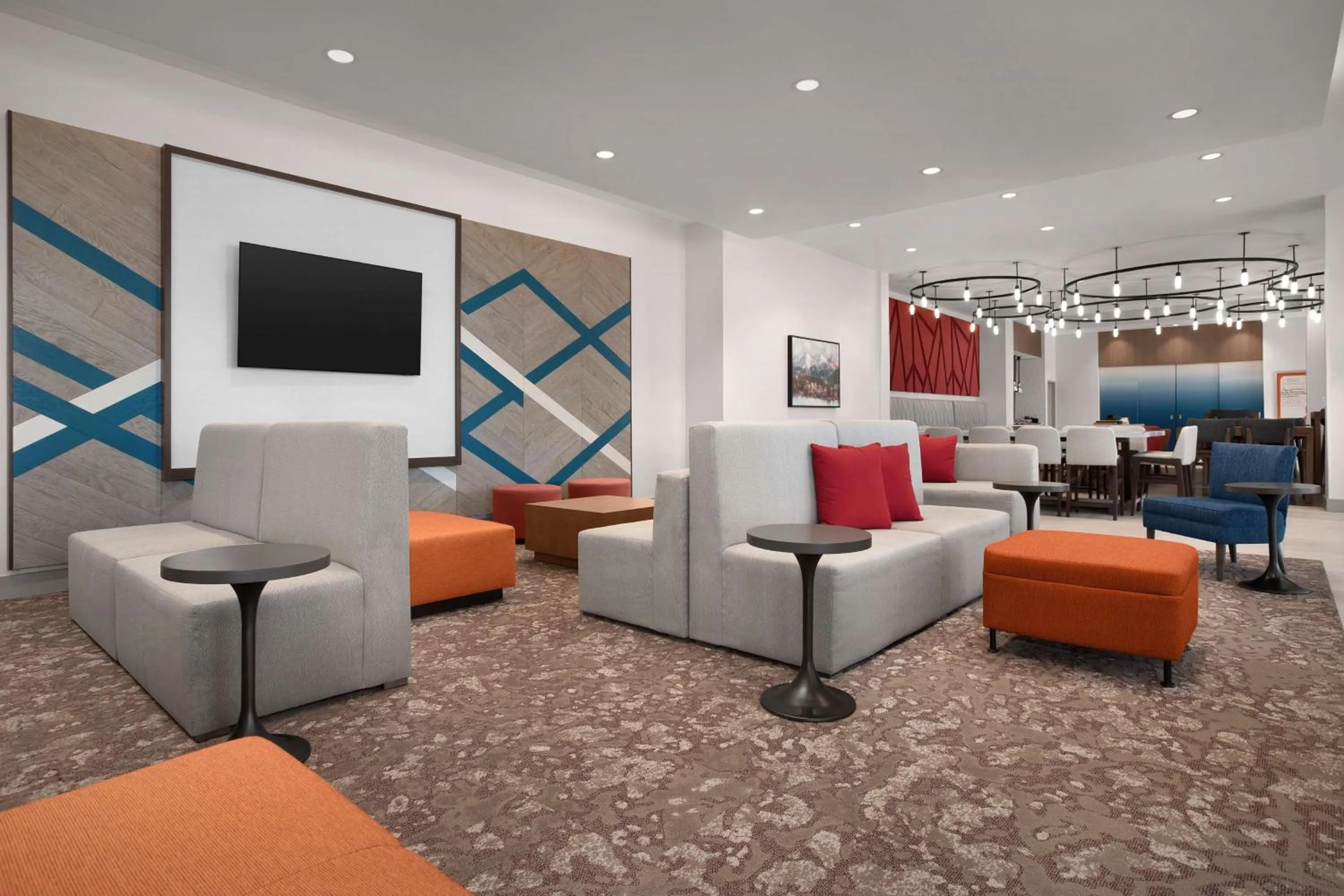Lobby or reception in Hilton Garden Inn Denver Airport Tower Road