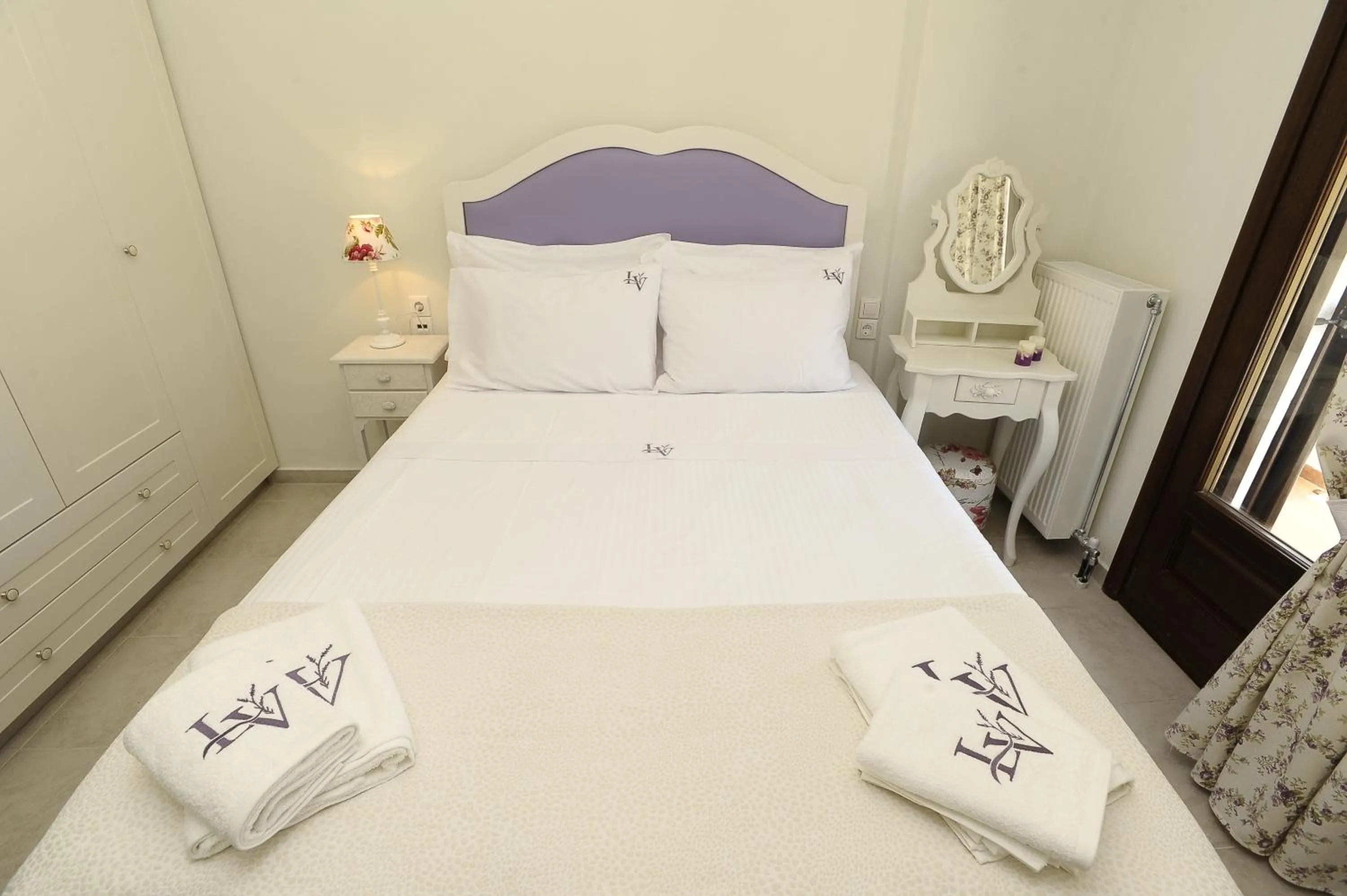 Bed in Levantes Villas