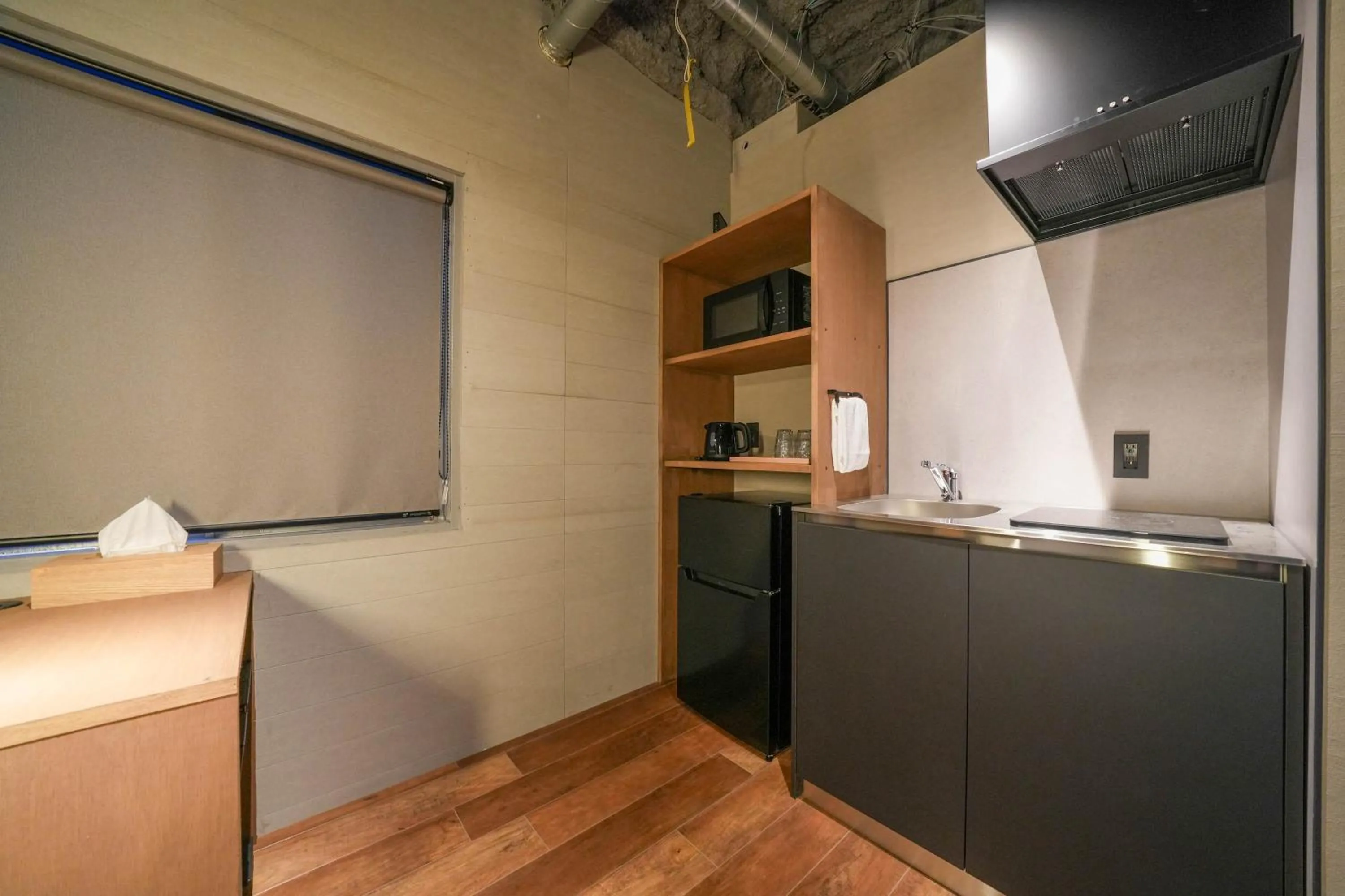 kitchen in Green Room Hotel