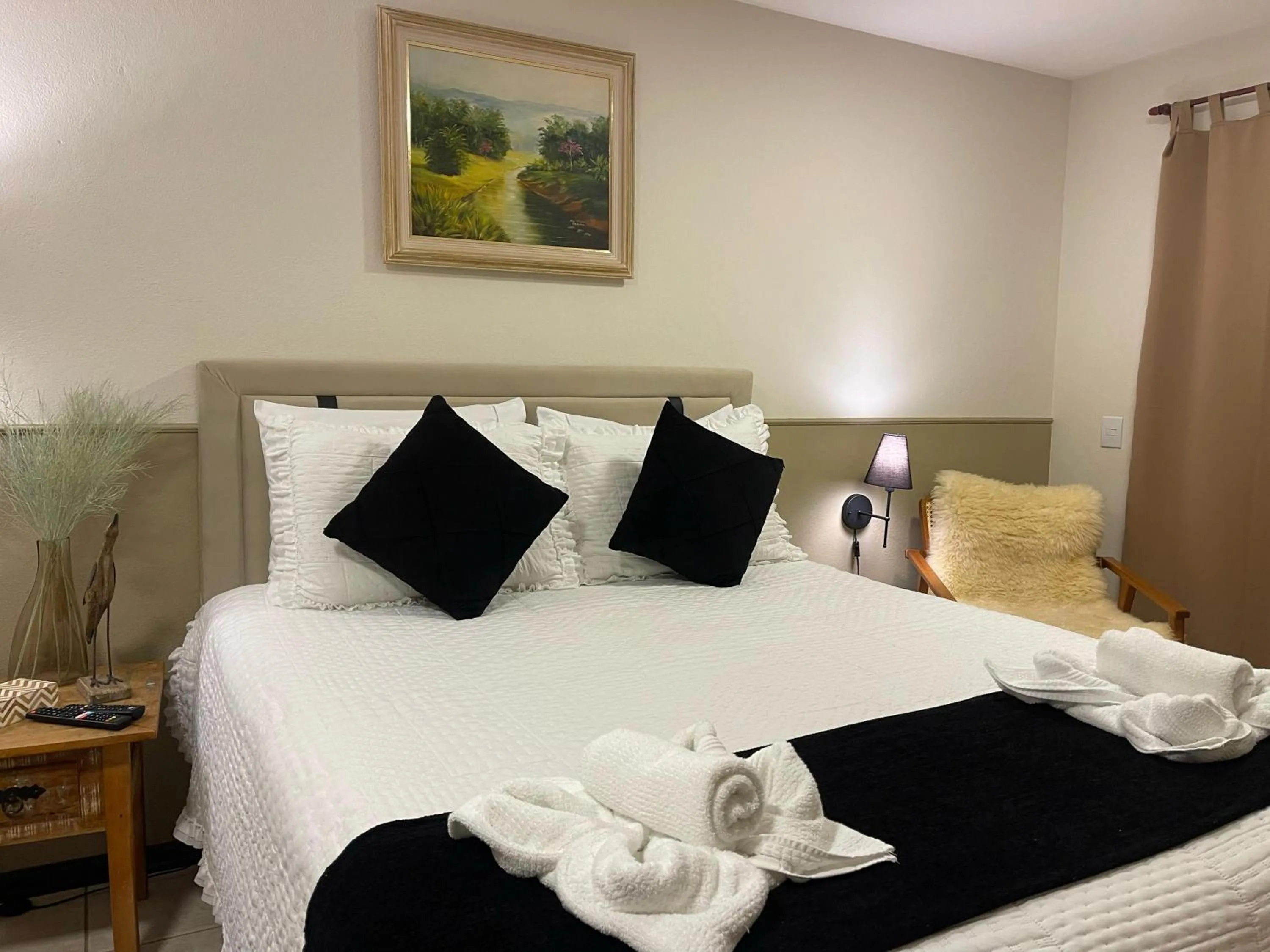 Bed in Pousada Flor de Lua Monte Verde