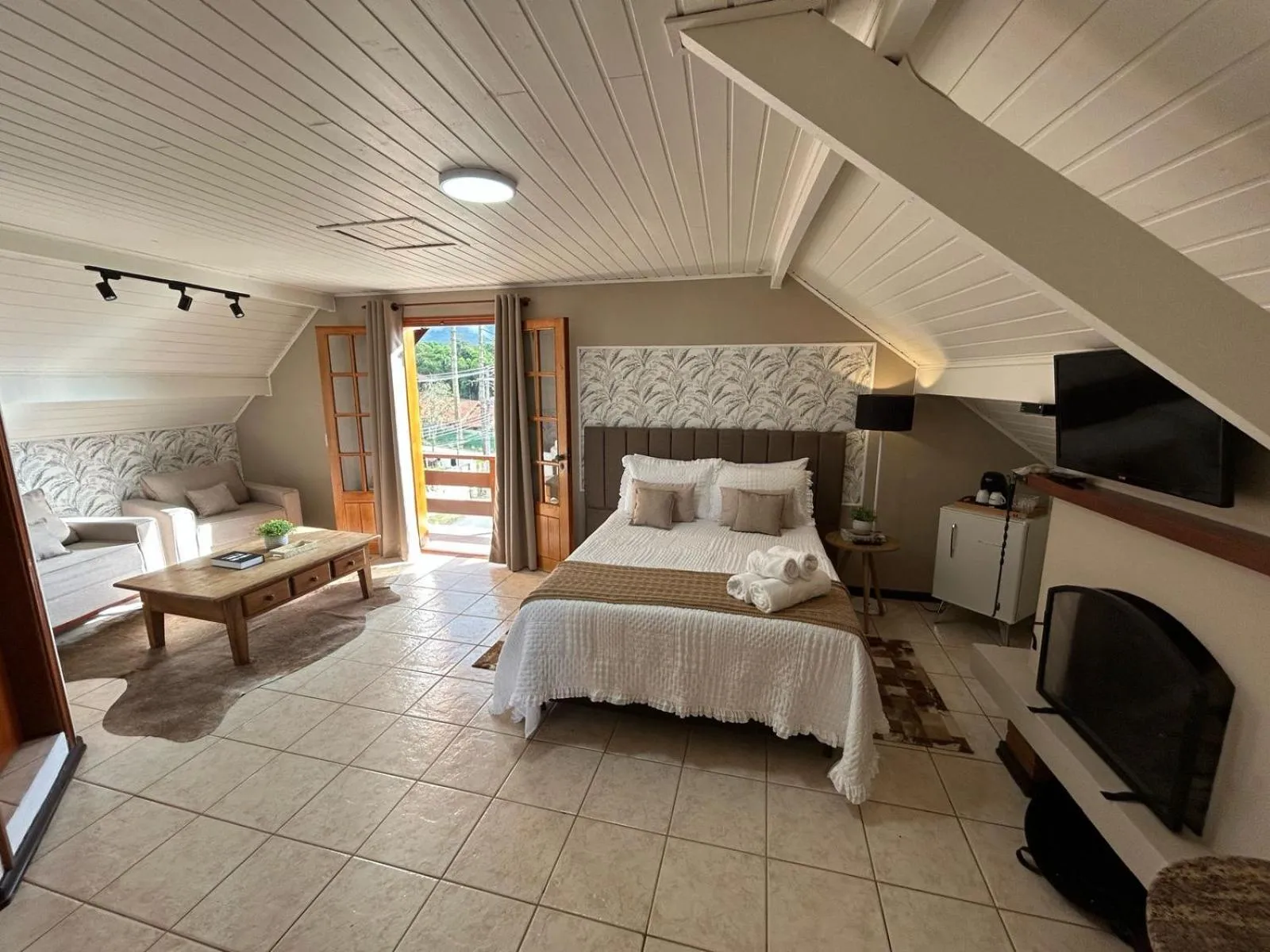 Bed in Pousada Flor de Lua Monte Verde