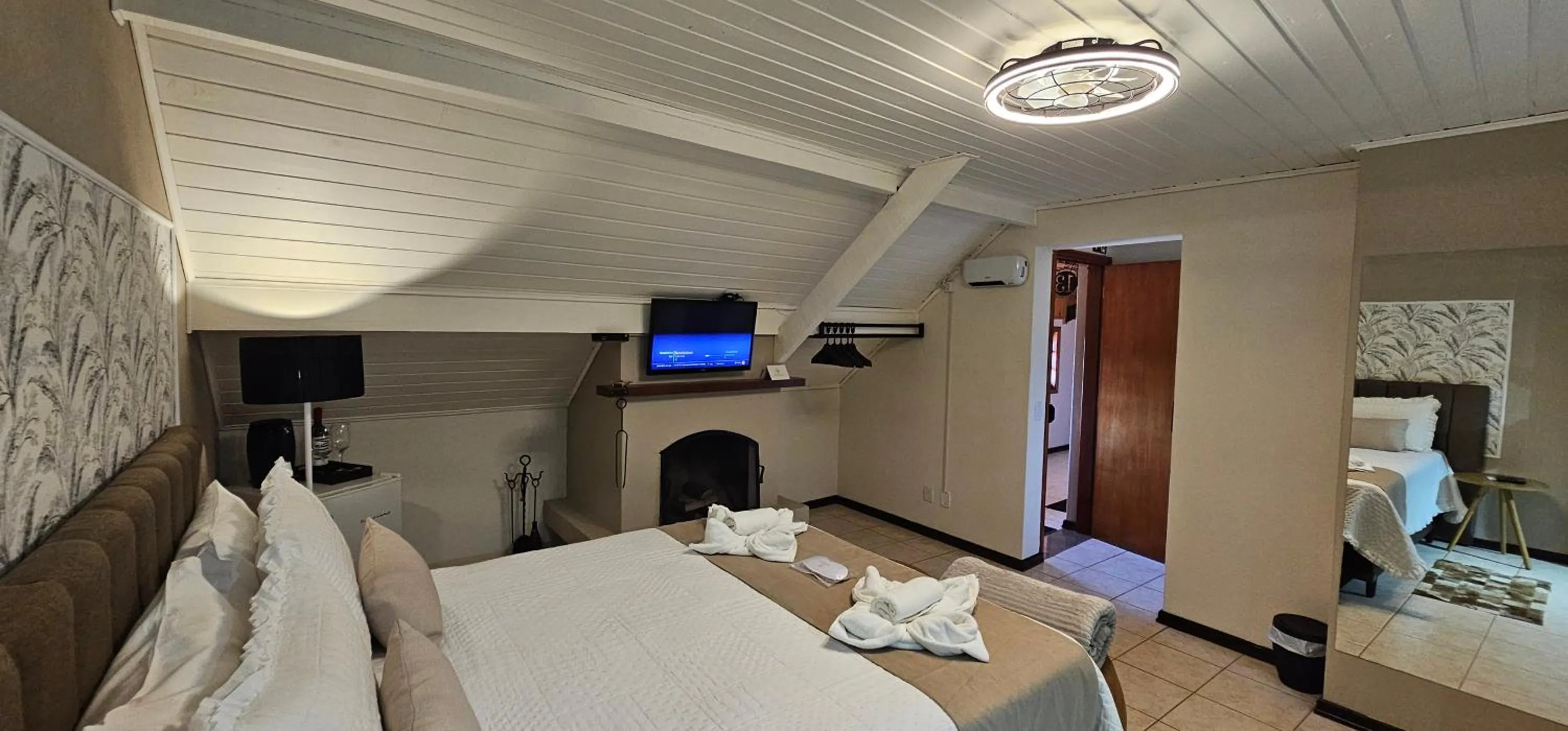 Bed in Pousada Flor de Lua Monte Verde